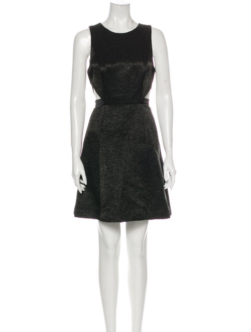 Halston Heritage Vintage Mini Dress Black