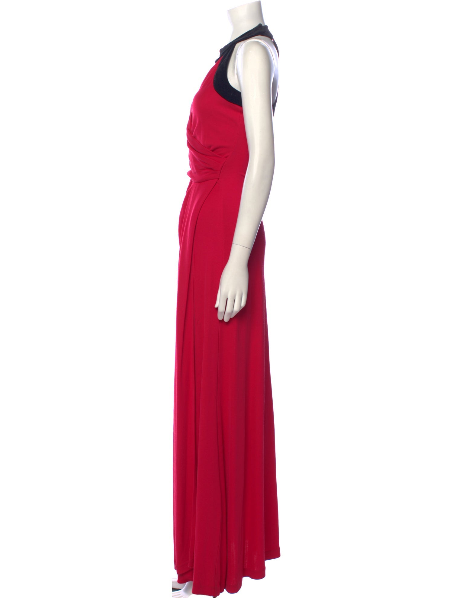 Halston Heritage Halterneck Long Dress