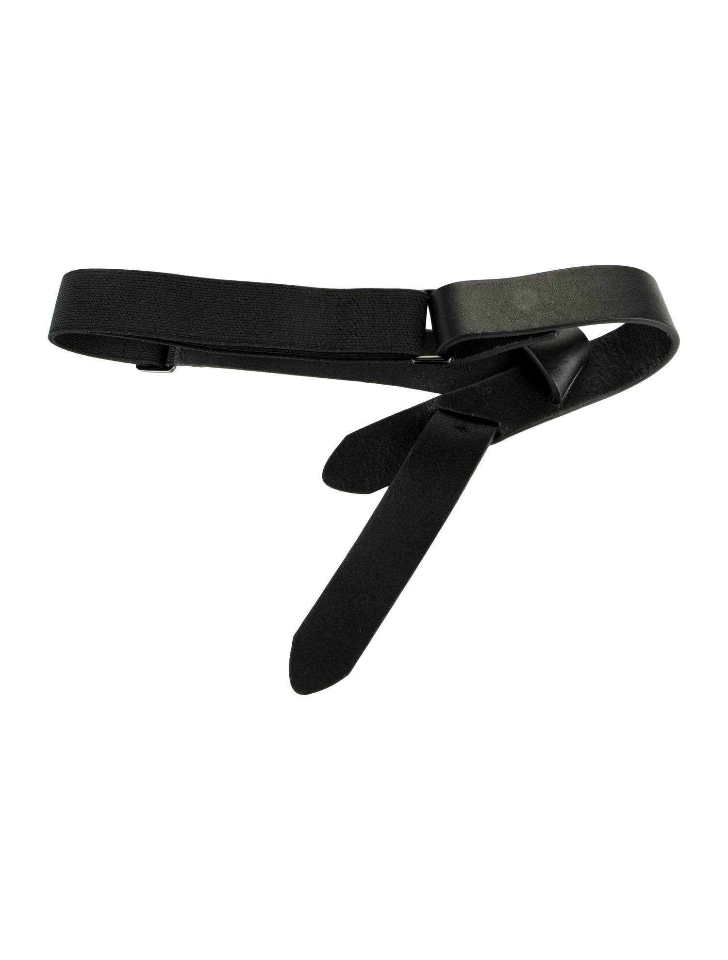 Halston Heritage Skinny Leather Belt