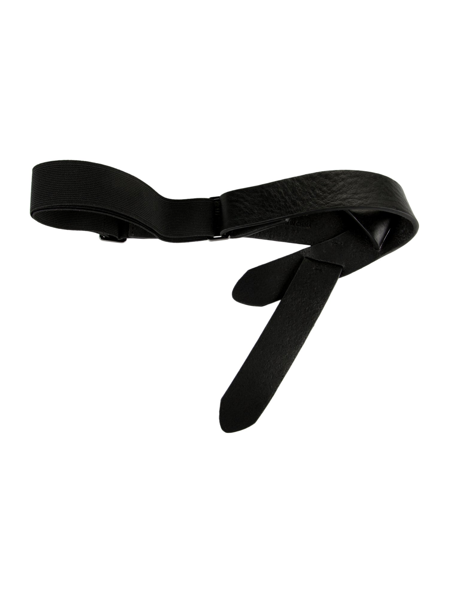 Halston Heritage Skinny Leather Belt