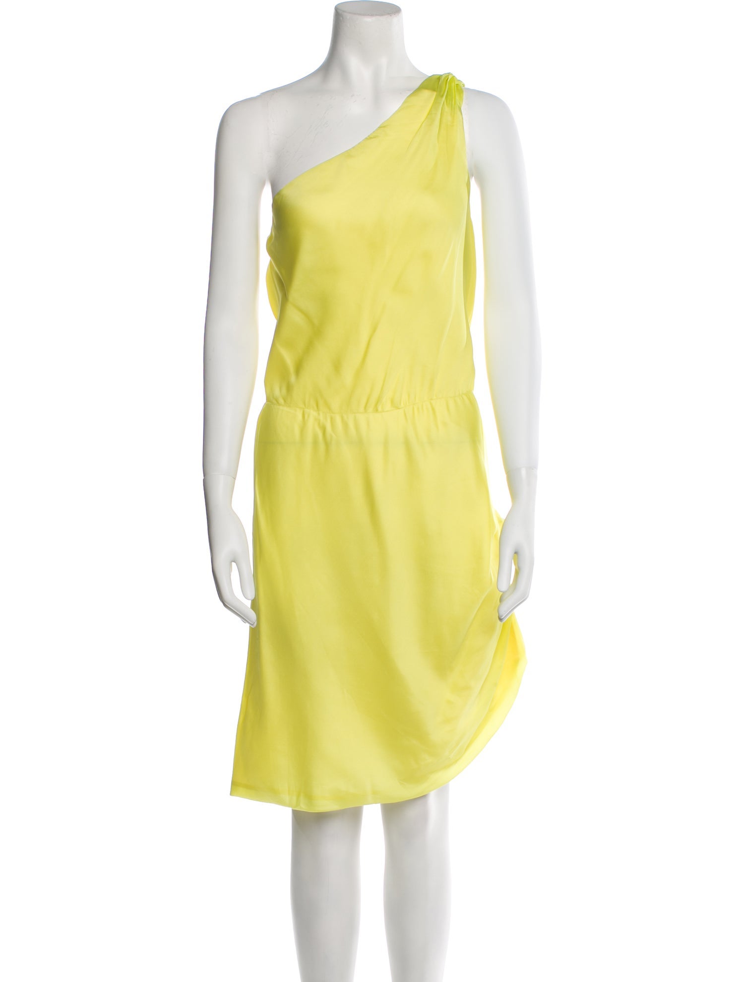 Halston Heritage Silk Knee-Length Dress