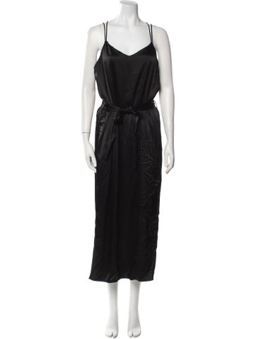 Halston Heritage Dresses V-Neck Long Dress L