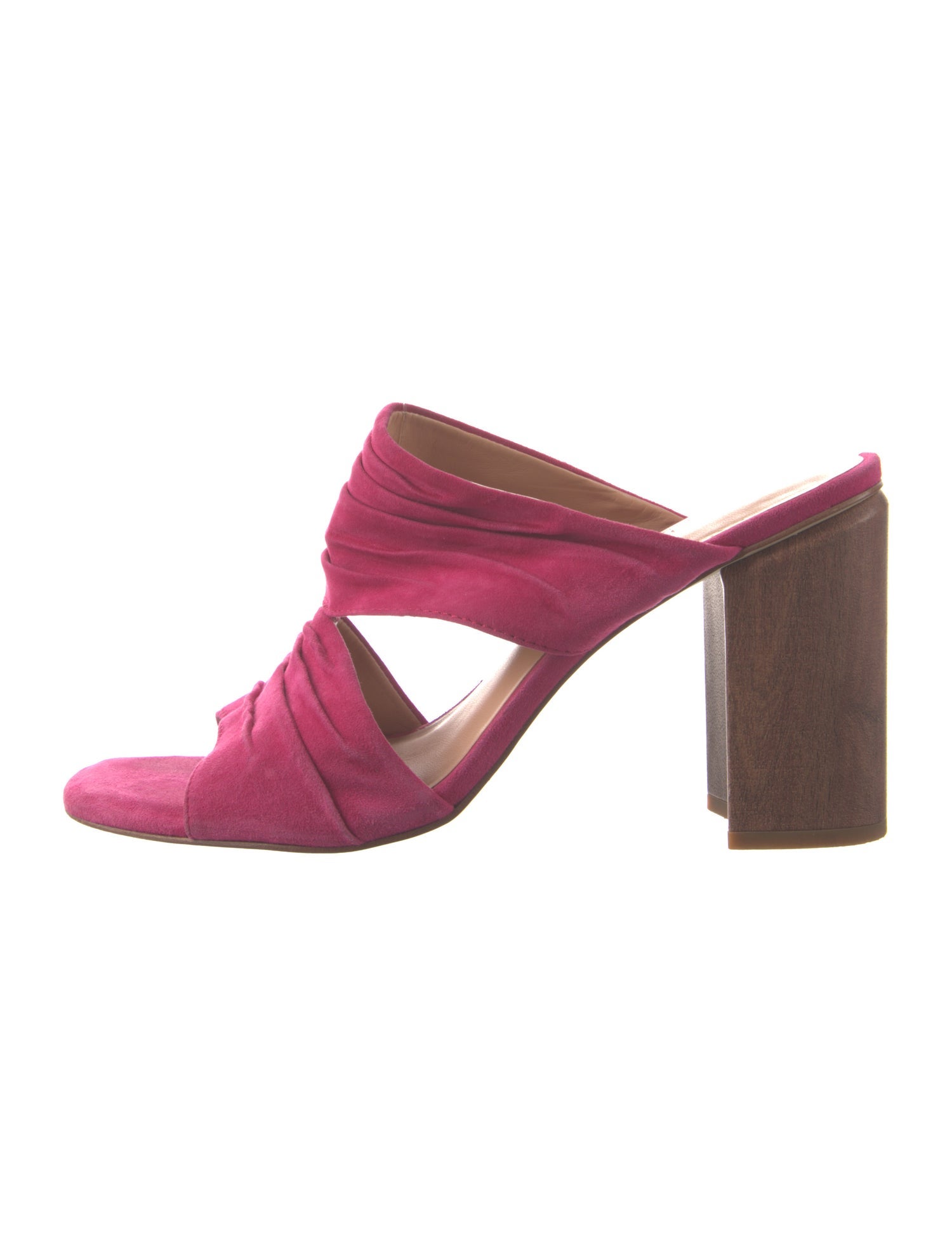 Halston Heritage Suede Slides