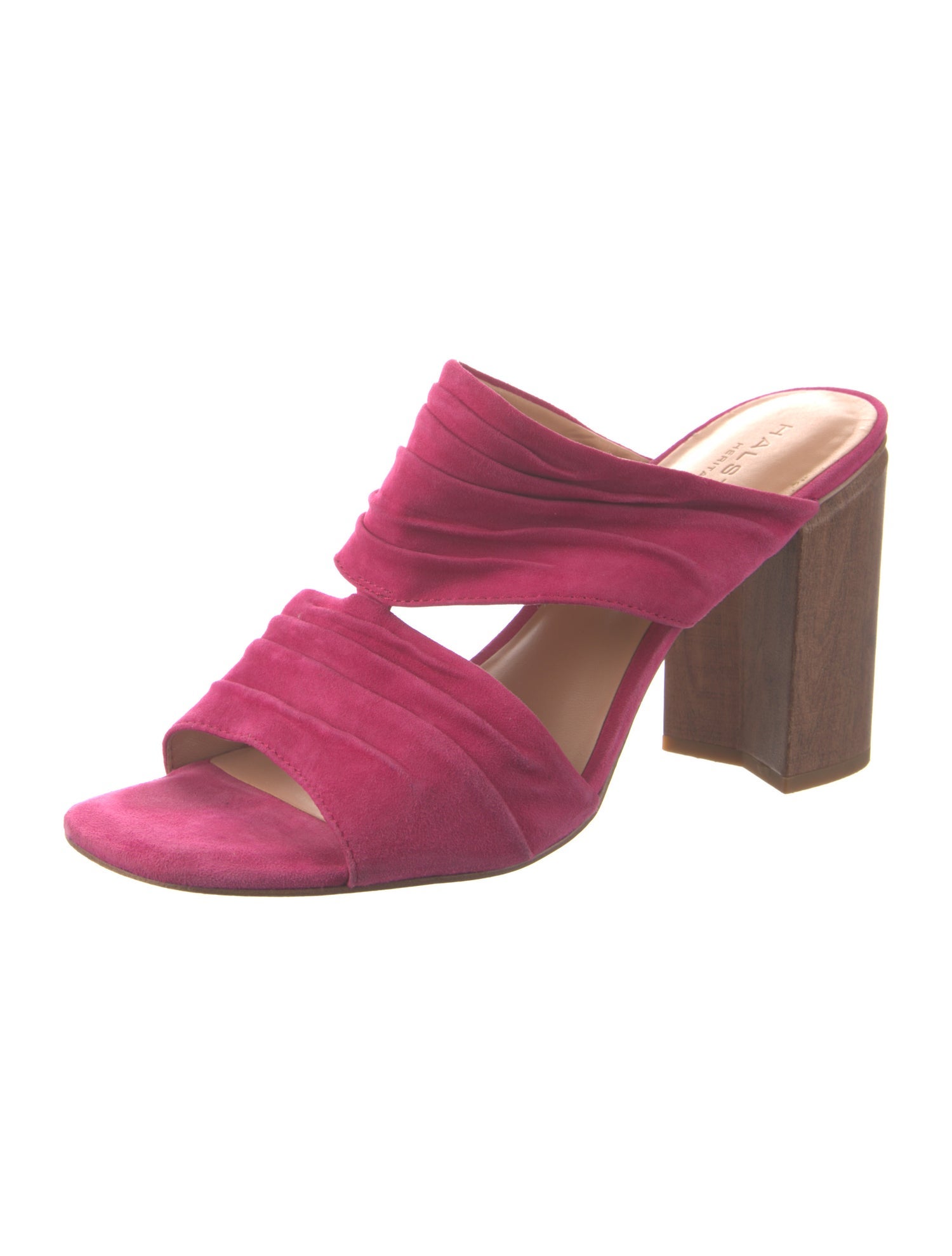 Halston Heritage Suede Slides