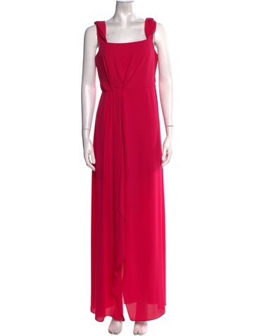 Halston Heritage Dresses Square Neckline Long Dress M