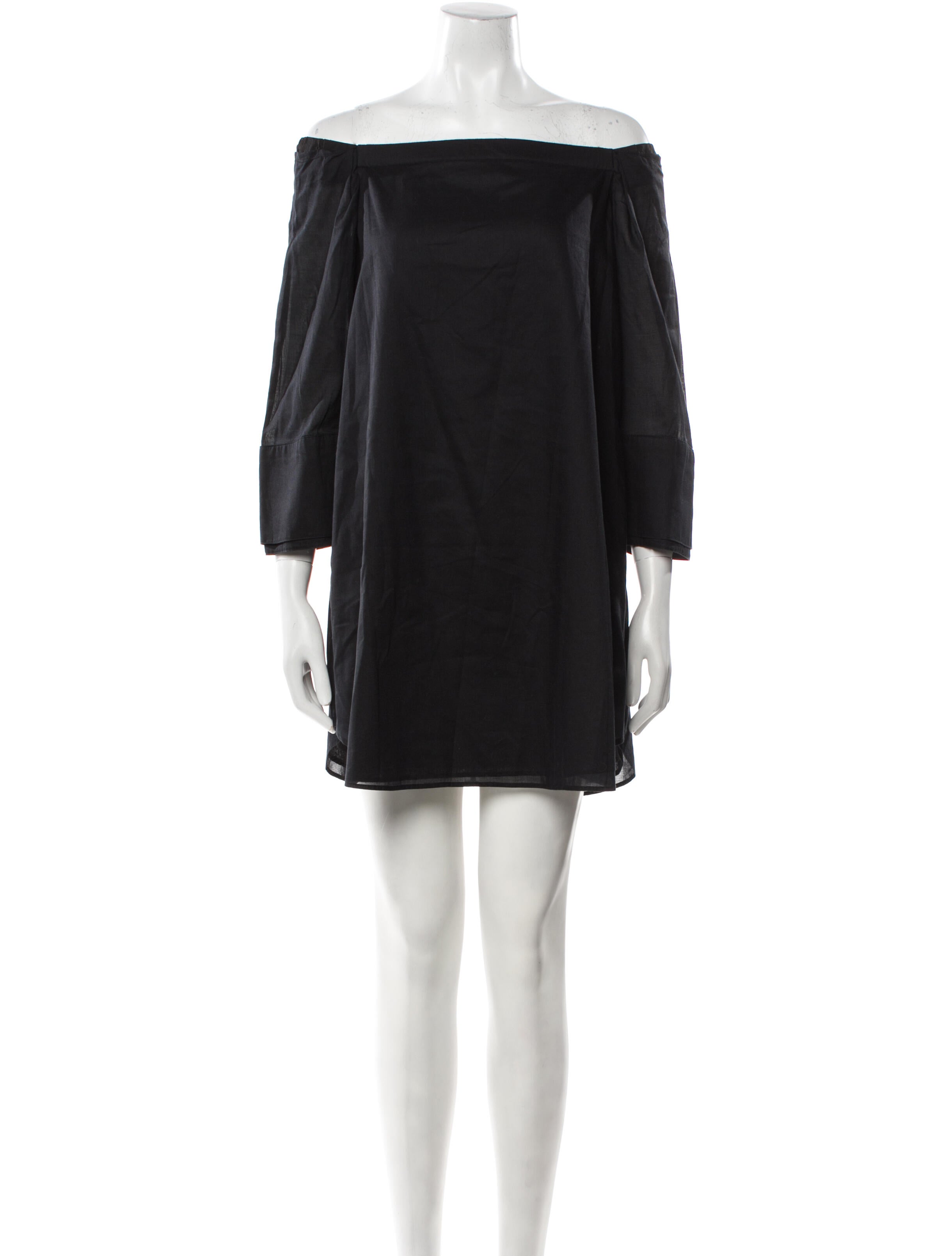 Halston Heritage Off-The-Shoulder Mini Dress