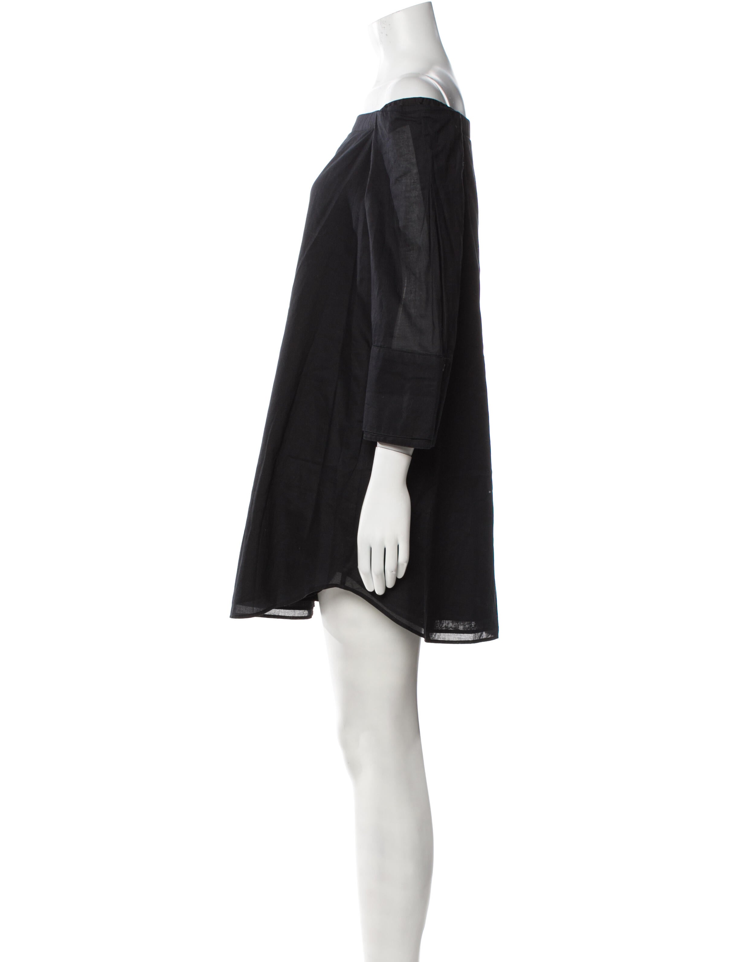 Halston Heritage Off-The-Shoulder Mini Dress