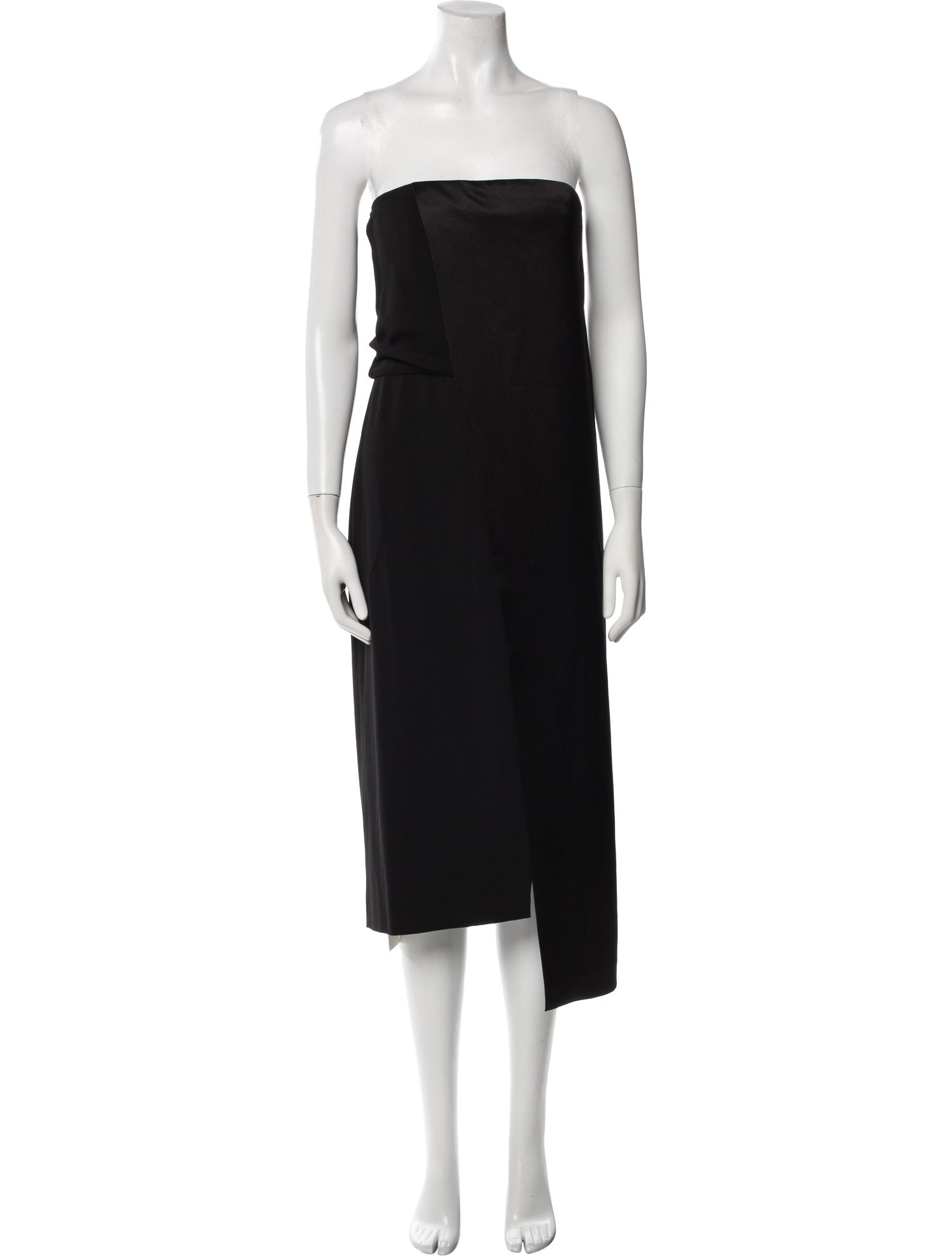 Halston Heritage Strapless Long Dress