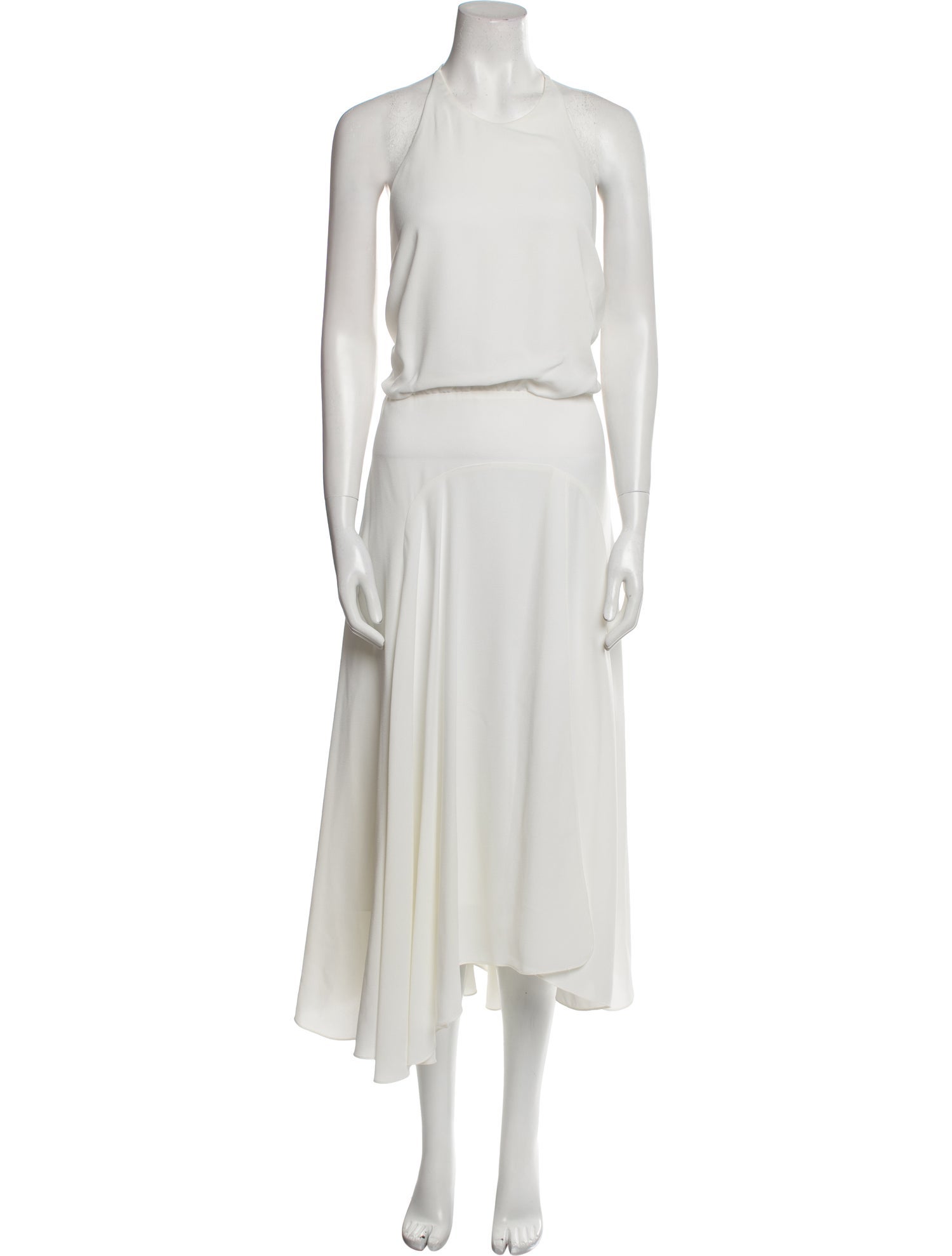 Halston Heritage One-Shoulder Long Dress