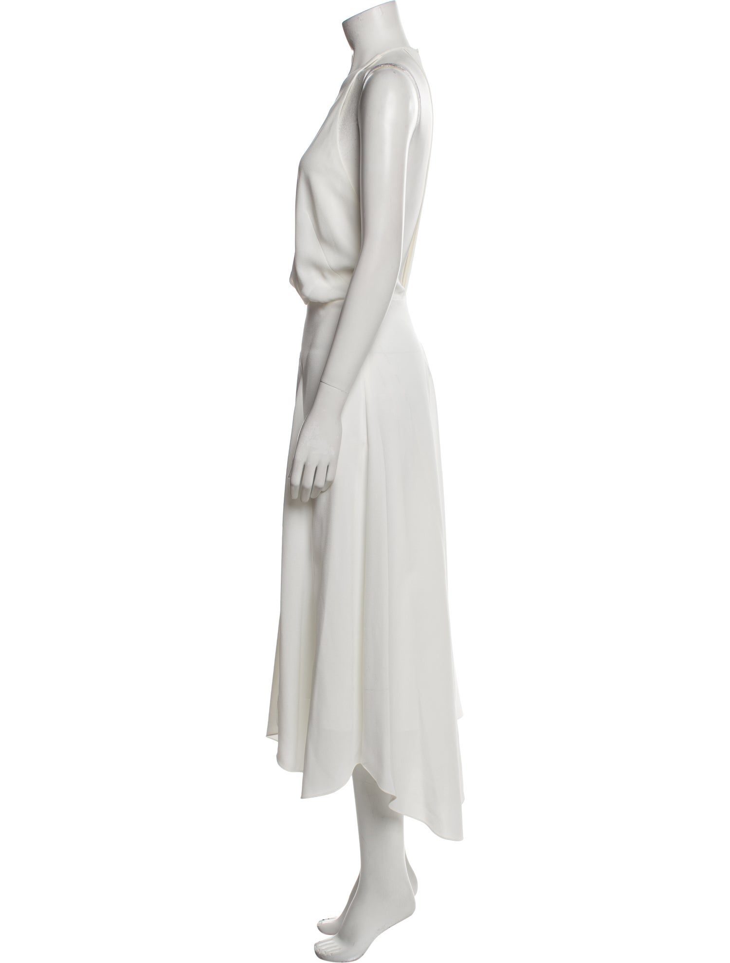 Halston Heritage One-Shoulder Long Dress