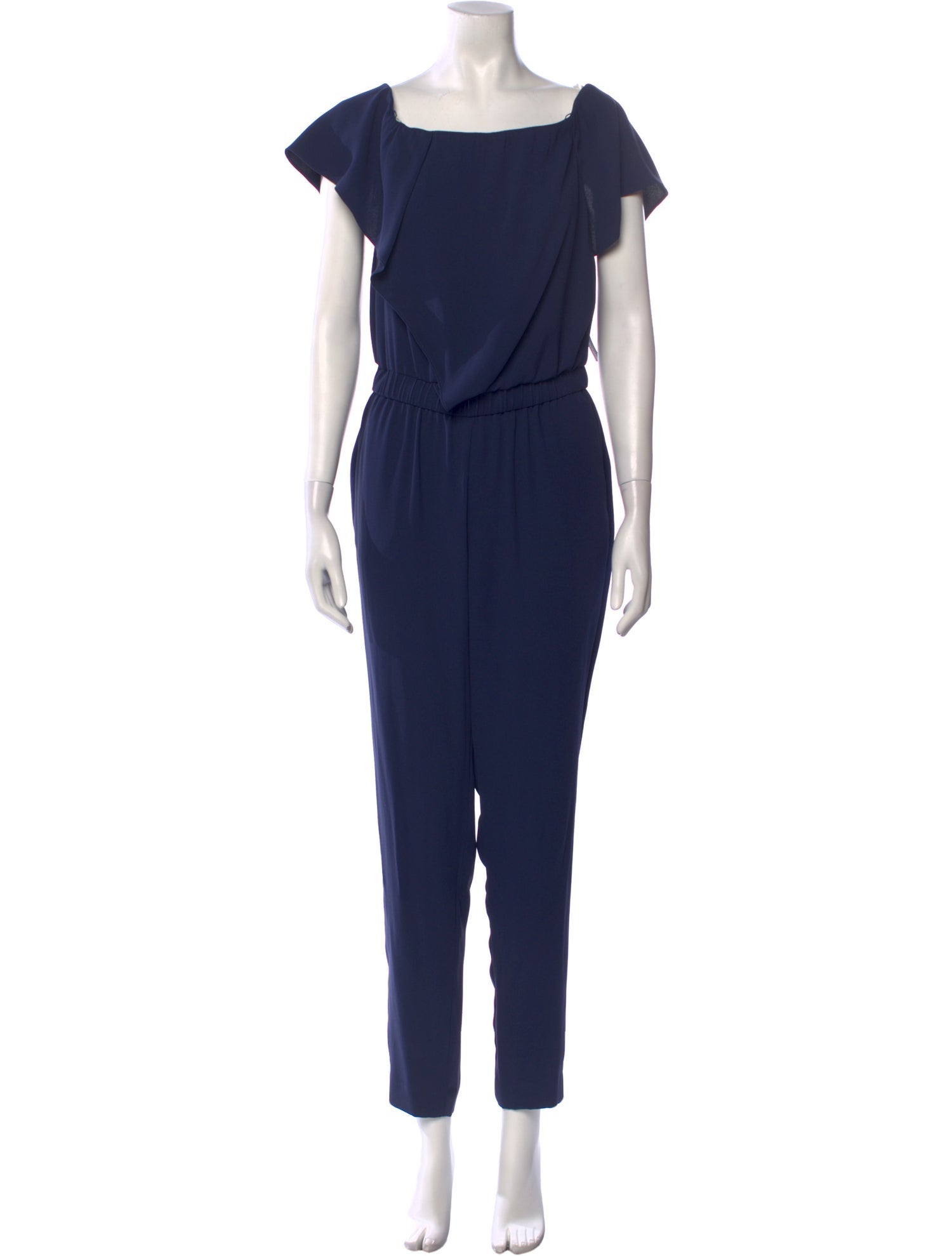 Halston Heritage Square Neckline Jumpsuit