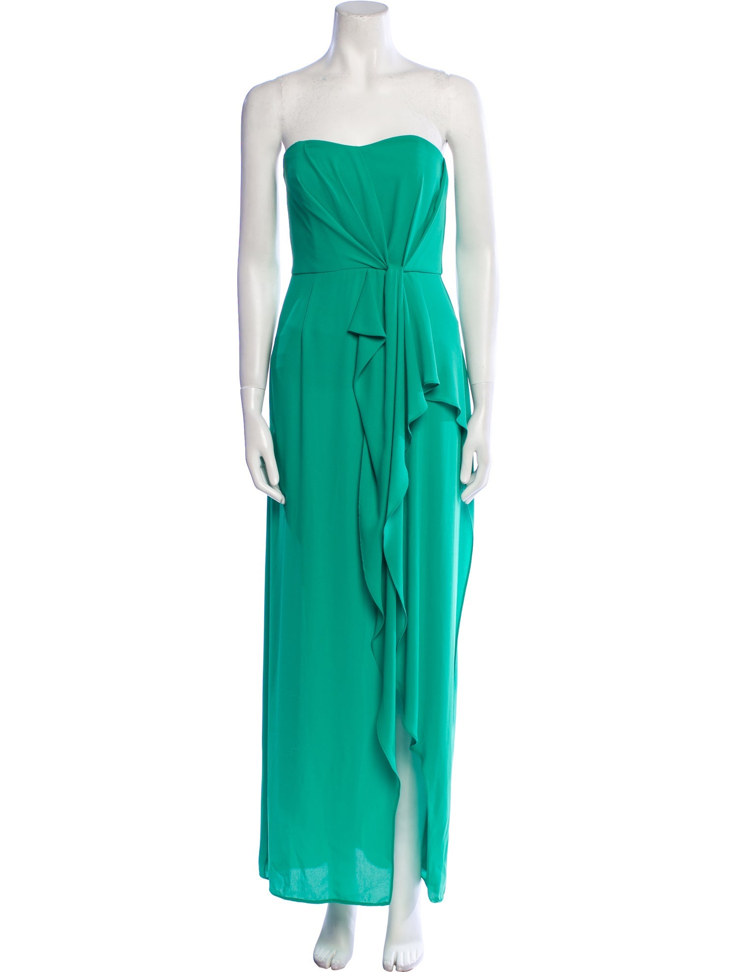Halston Heritage Strapless Long Dress
