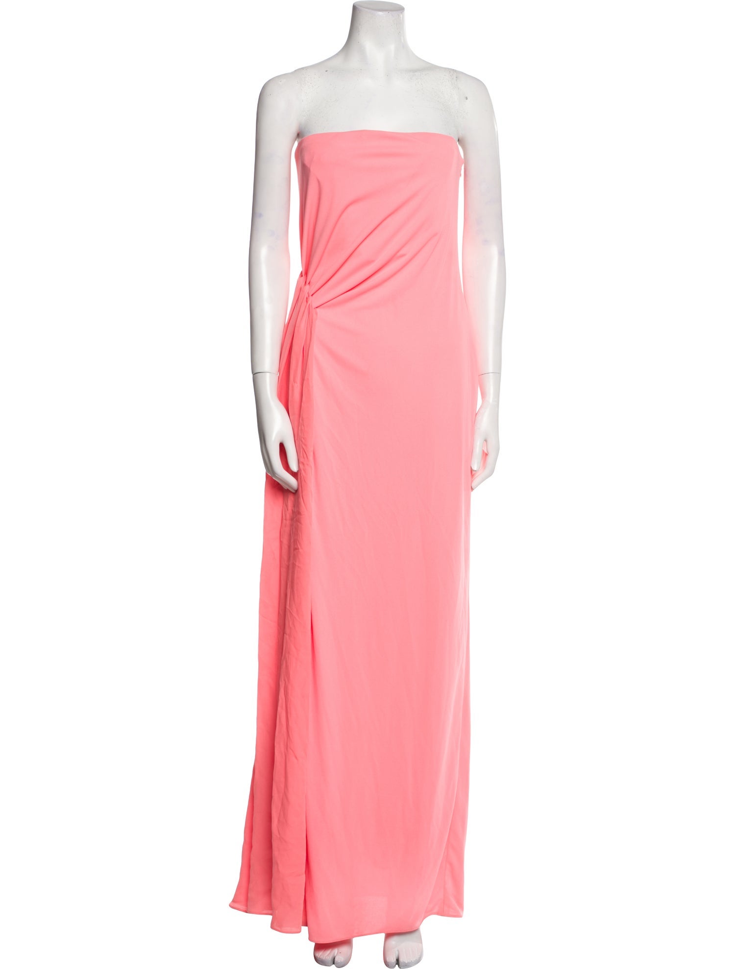 Halston Heritage Strapless Long Dress