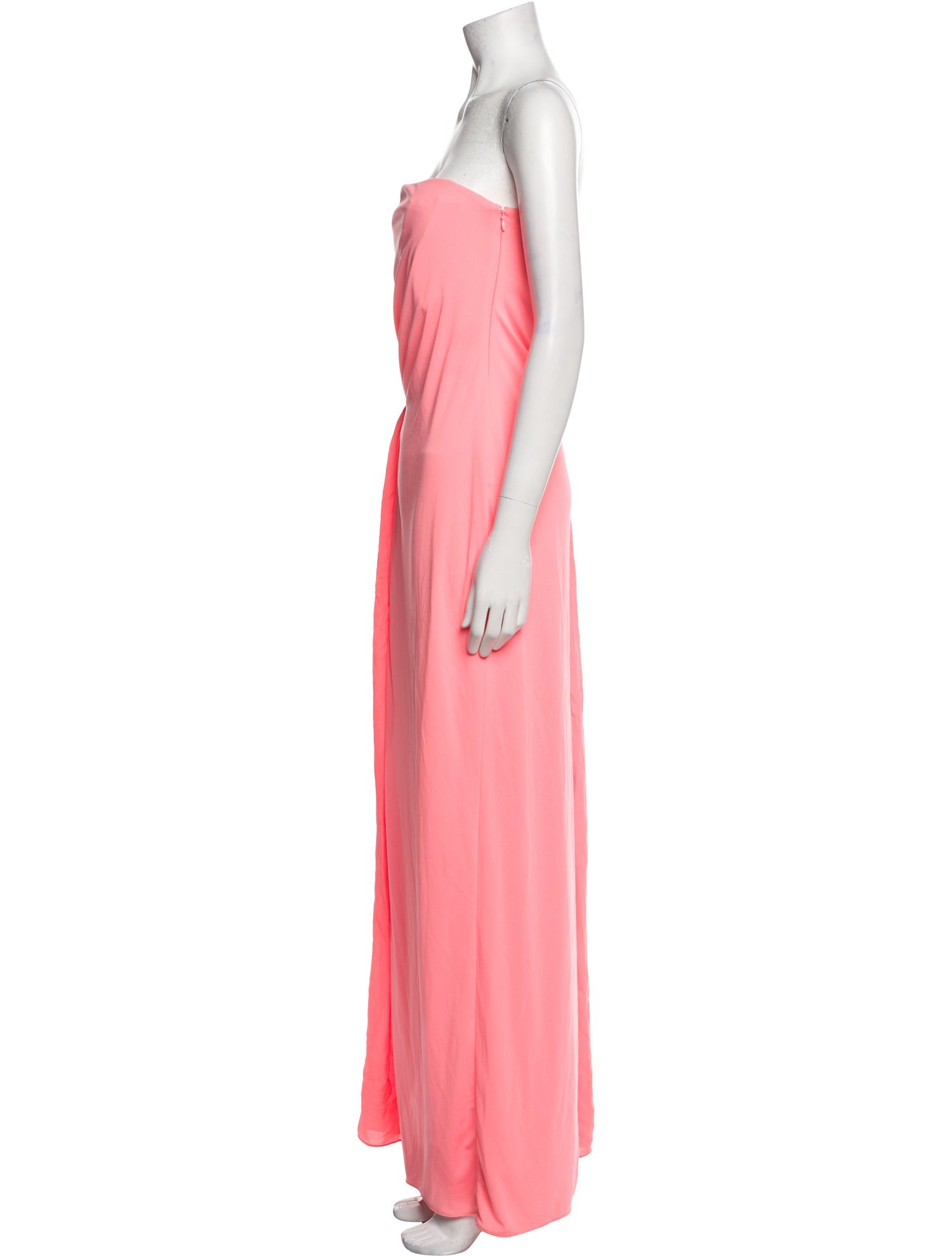 Halston Heritage Strapless Long Dress