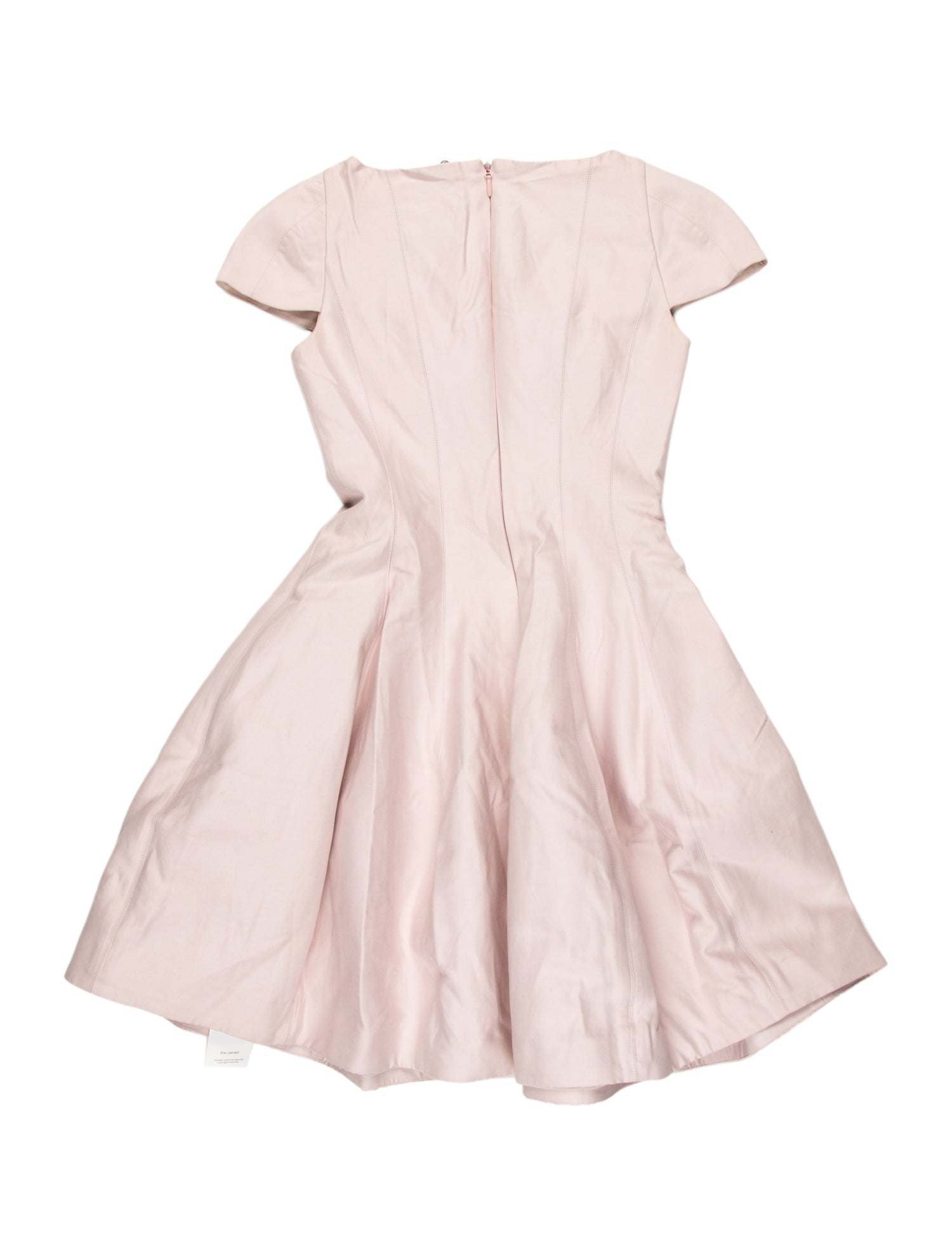 Halston Heritage Square Neckline Mini Dress