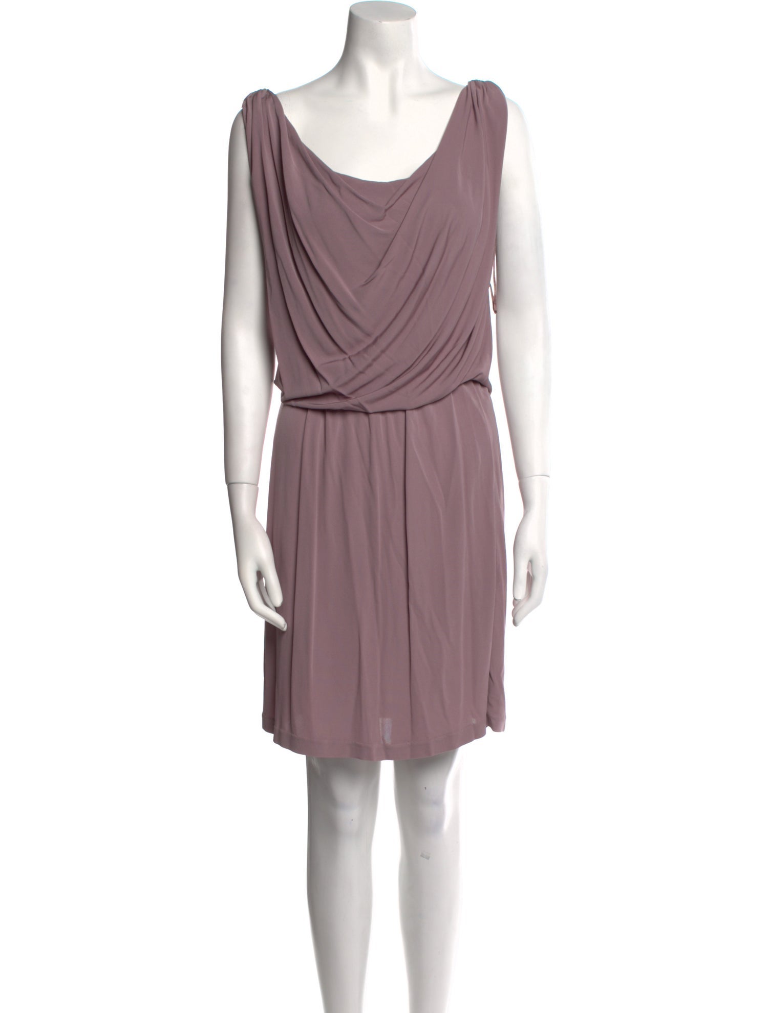 Halston Heritage Cowl Neck Mini Dress