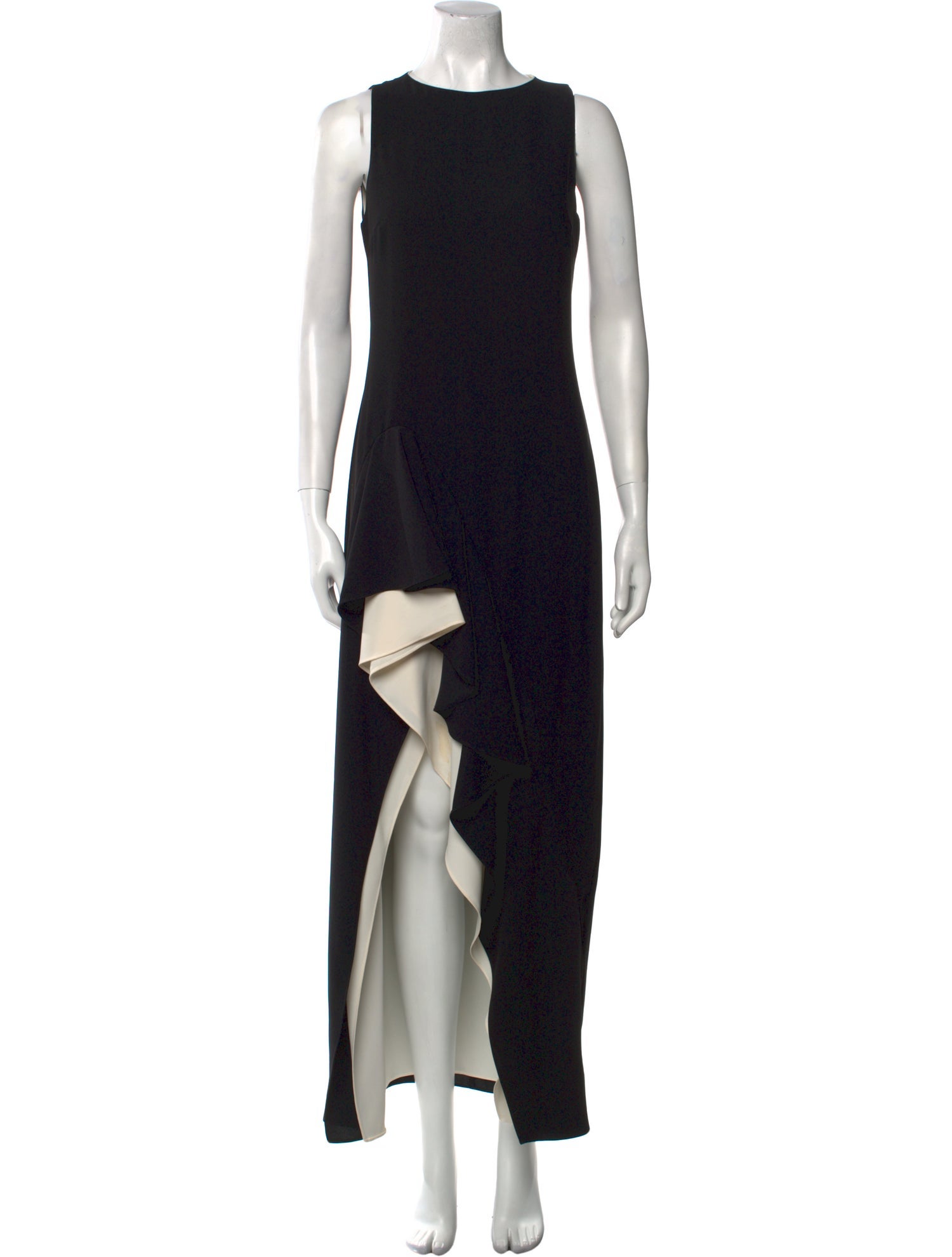 Halston Heritage Printed Long Dress