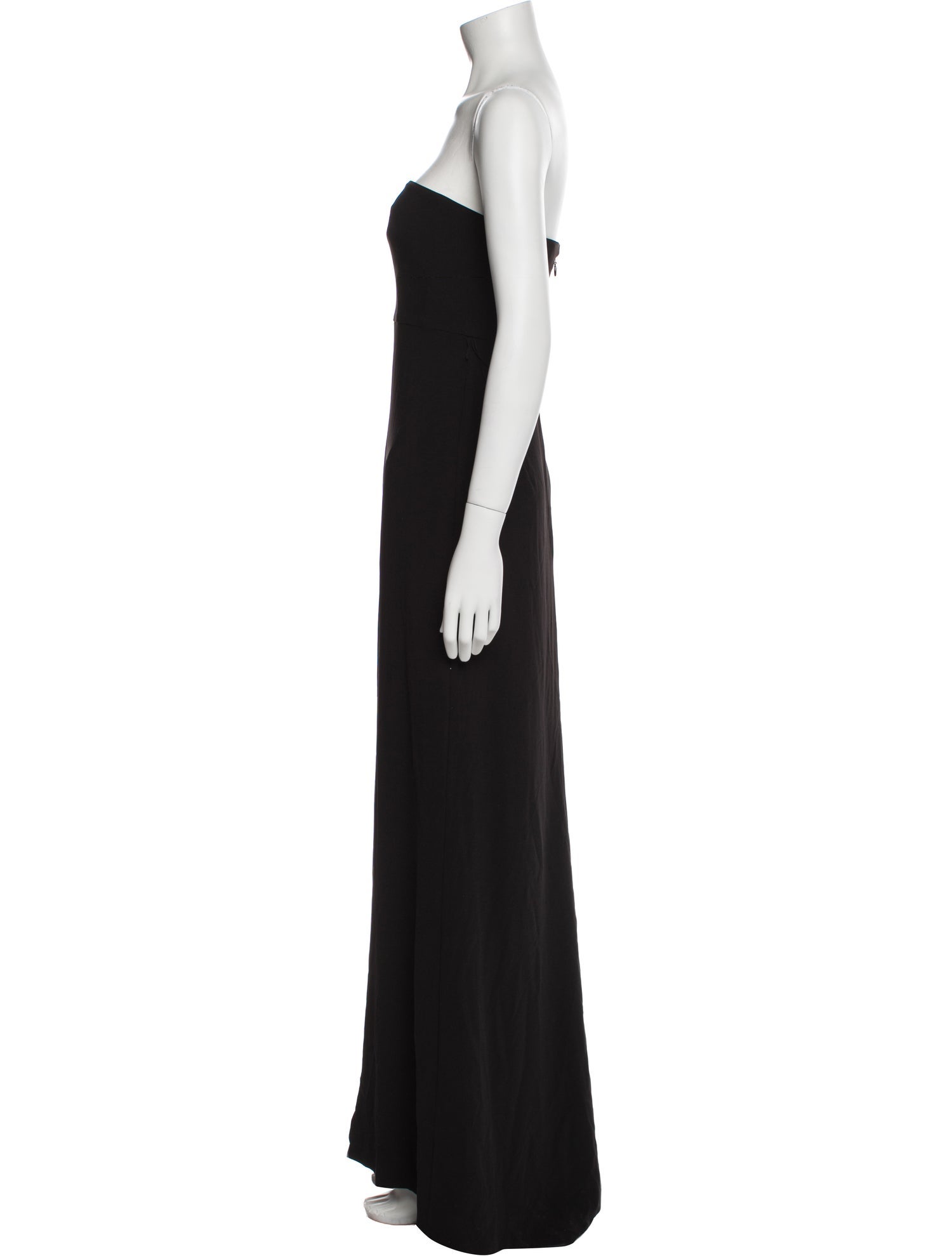 Halston Heritage Strapless Long Dress