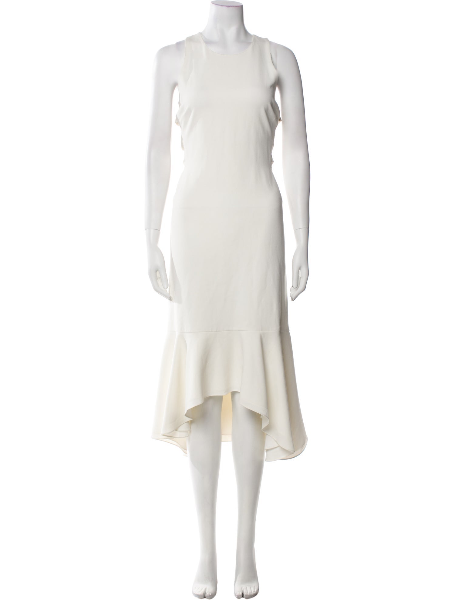 Halston Heritage Crew Neck Midi Length Dress w/ Tags
