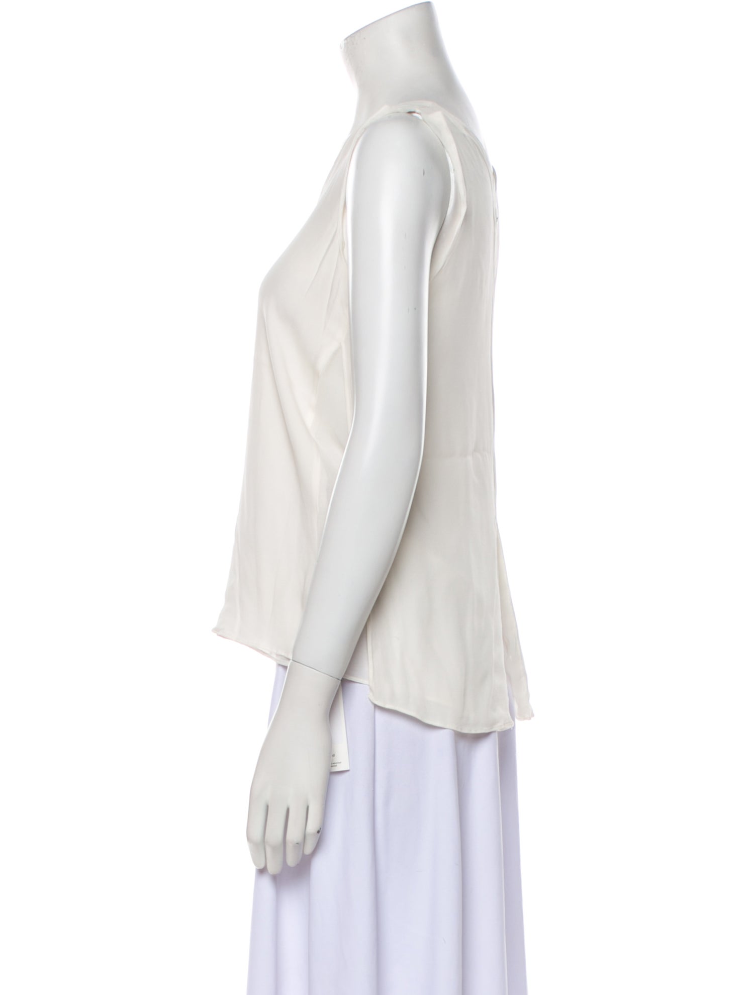 Halston Heritage V-Neck Sleeveless Top