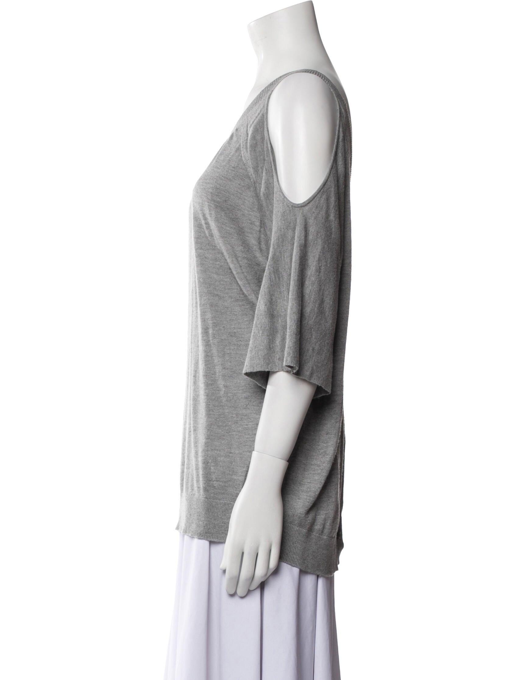 Halston Heritage Scoop Neck Sweater