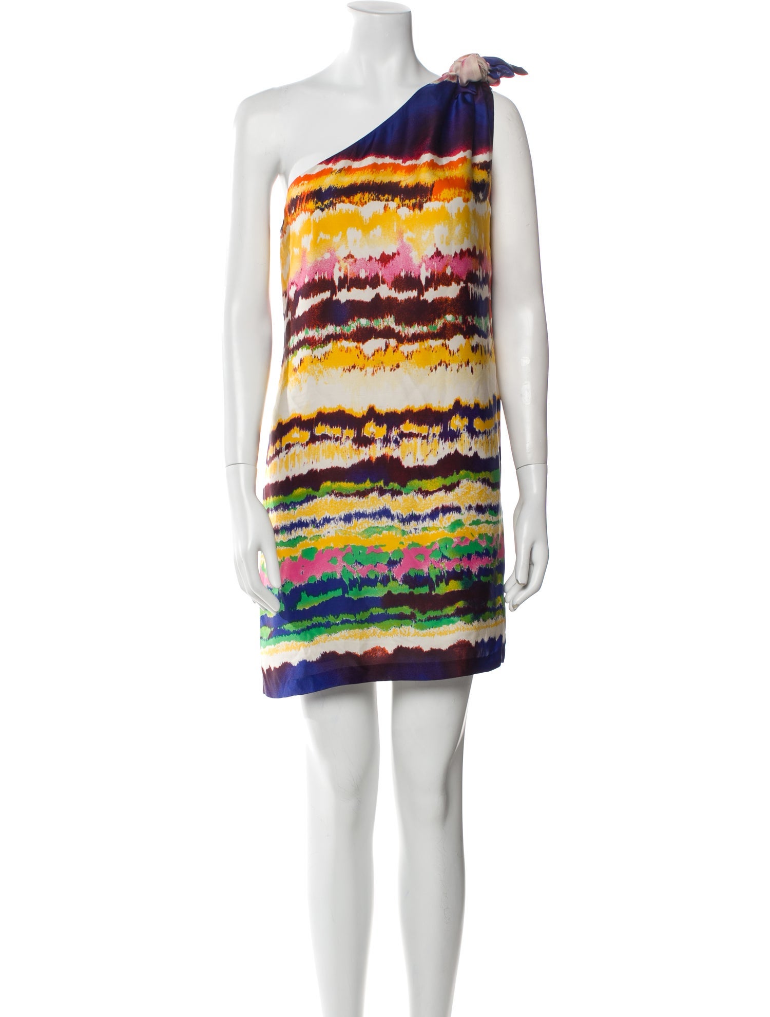 Halston Heritage Silk Mini Dress