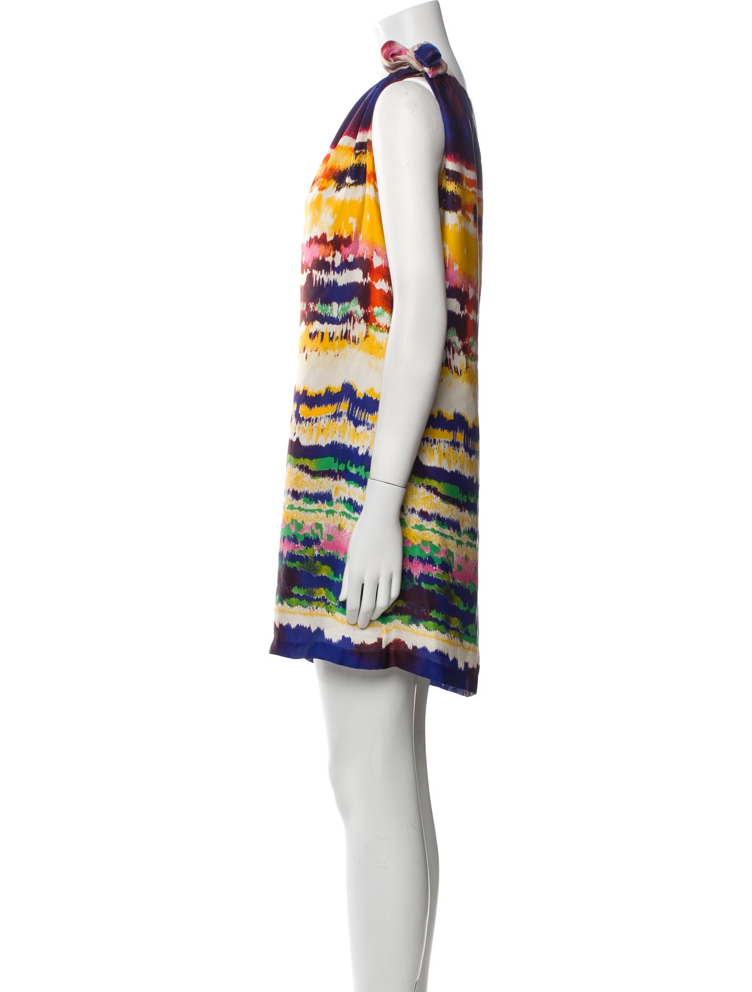 Halston Heritage Silk Mini Dress