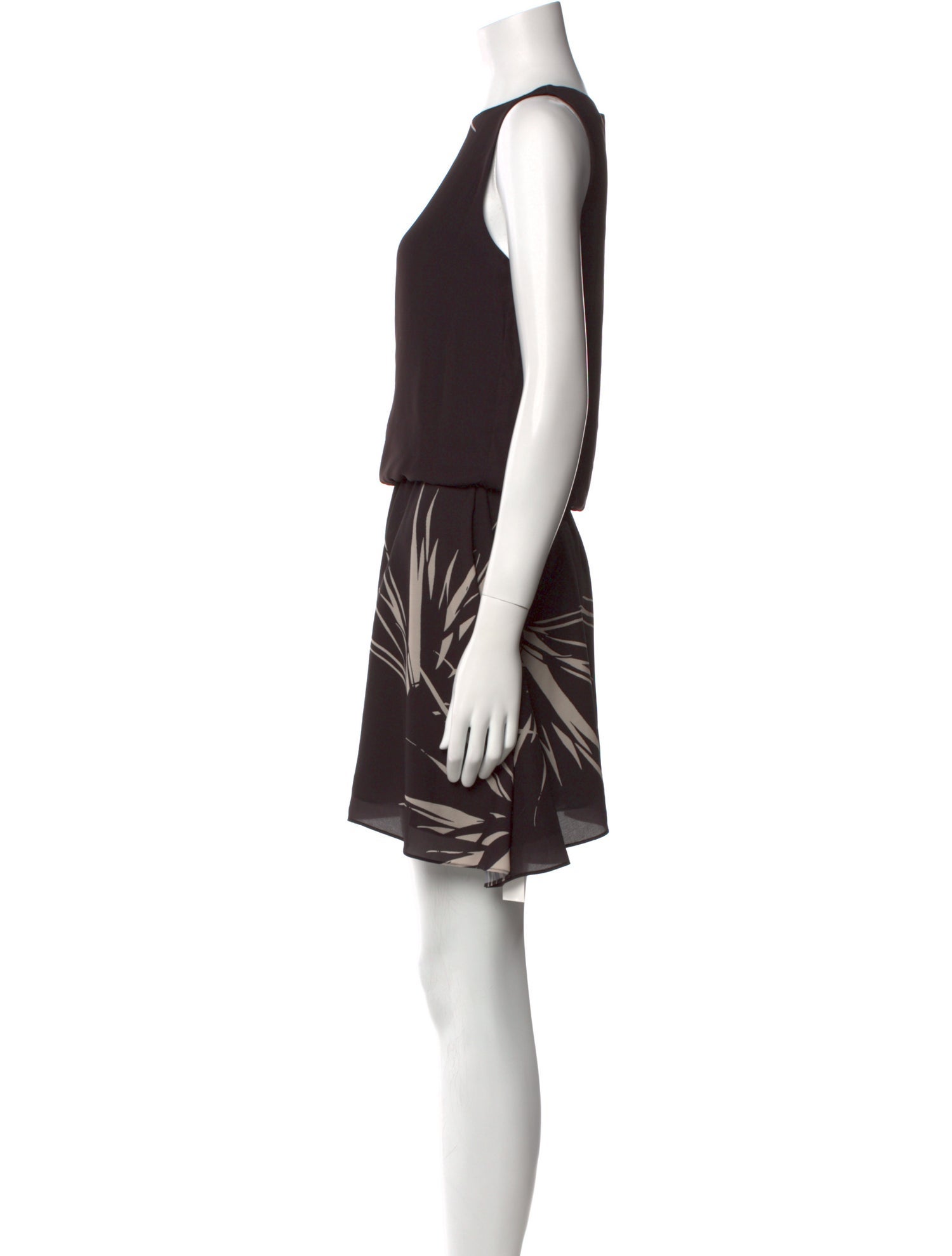 Halston Heritage Printed Mini Dress