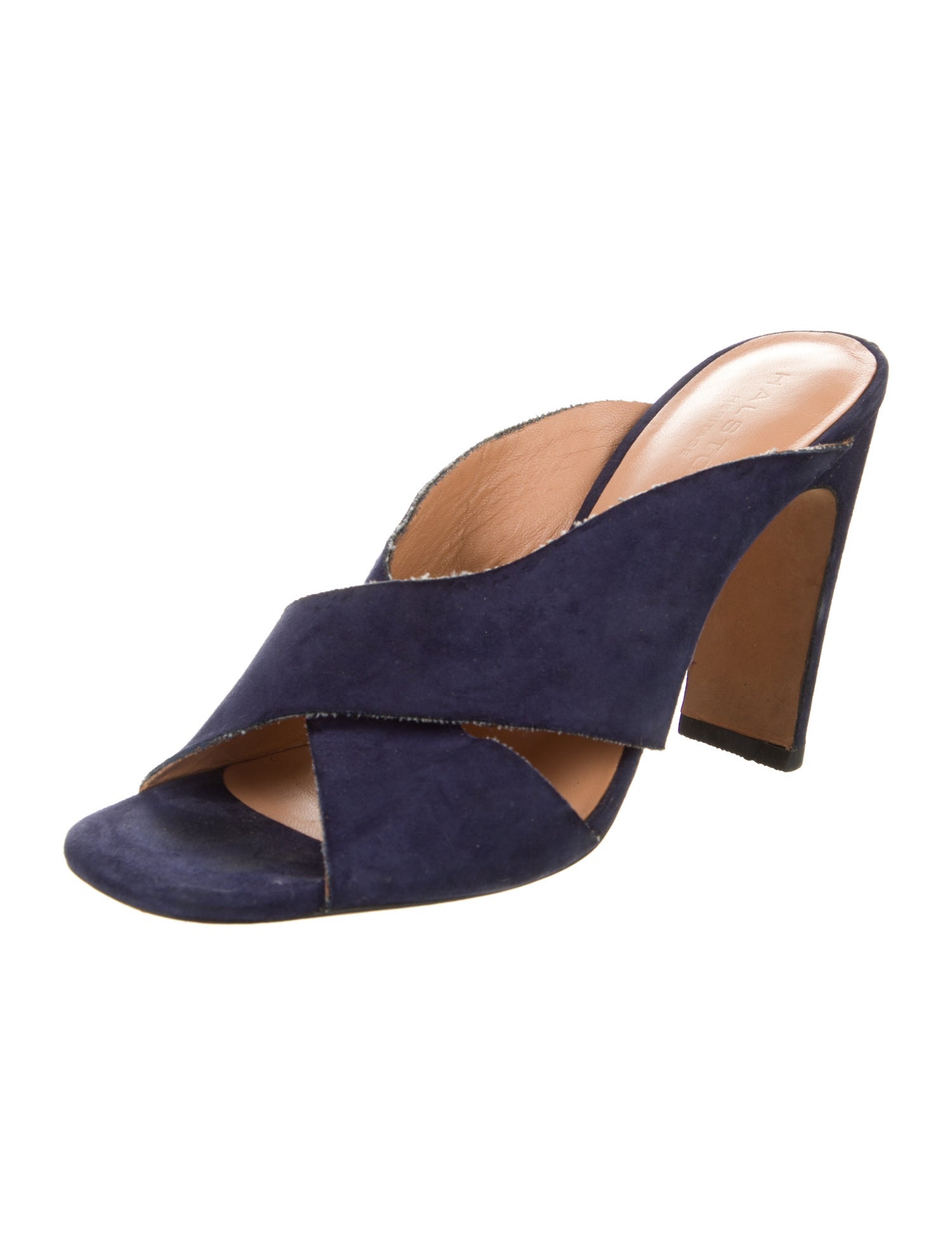 Halston Heritage Suede Slides