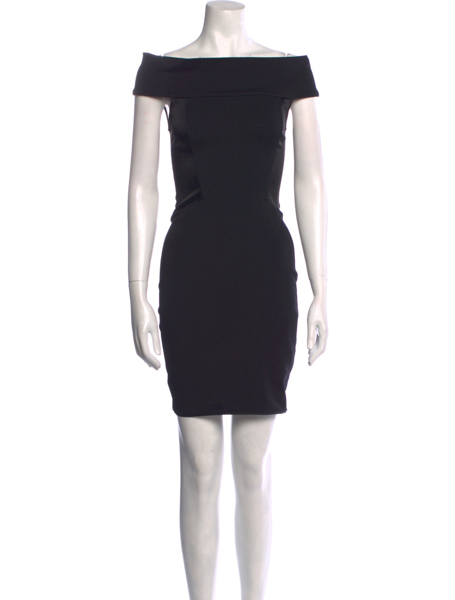 Halston Heritage Off-The-Shoulder Mini Dress