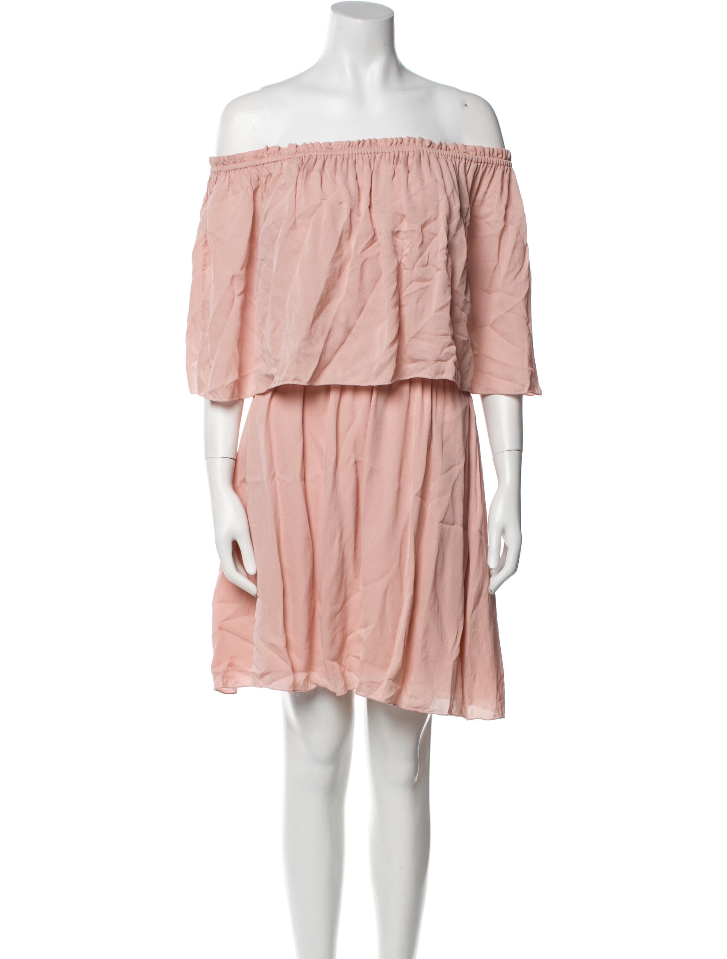 Halston Heritage Silk Mini Dress