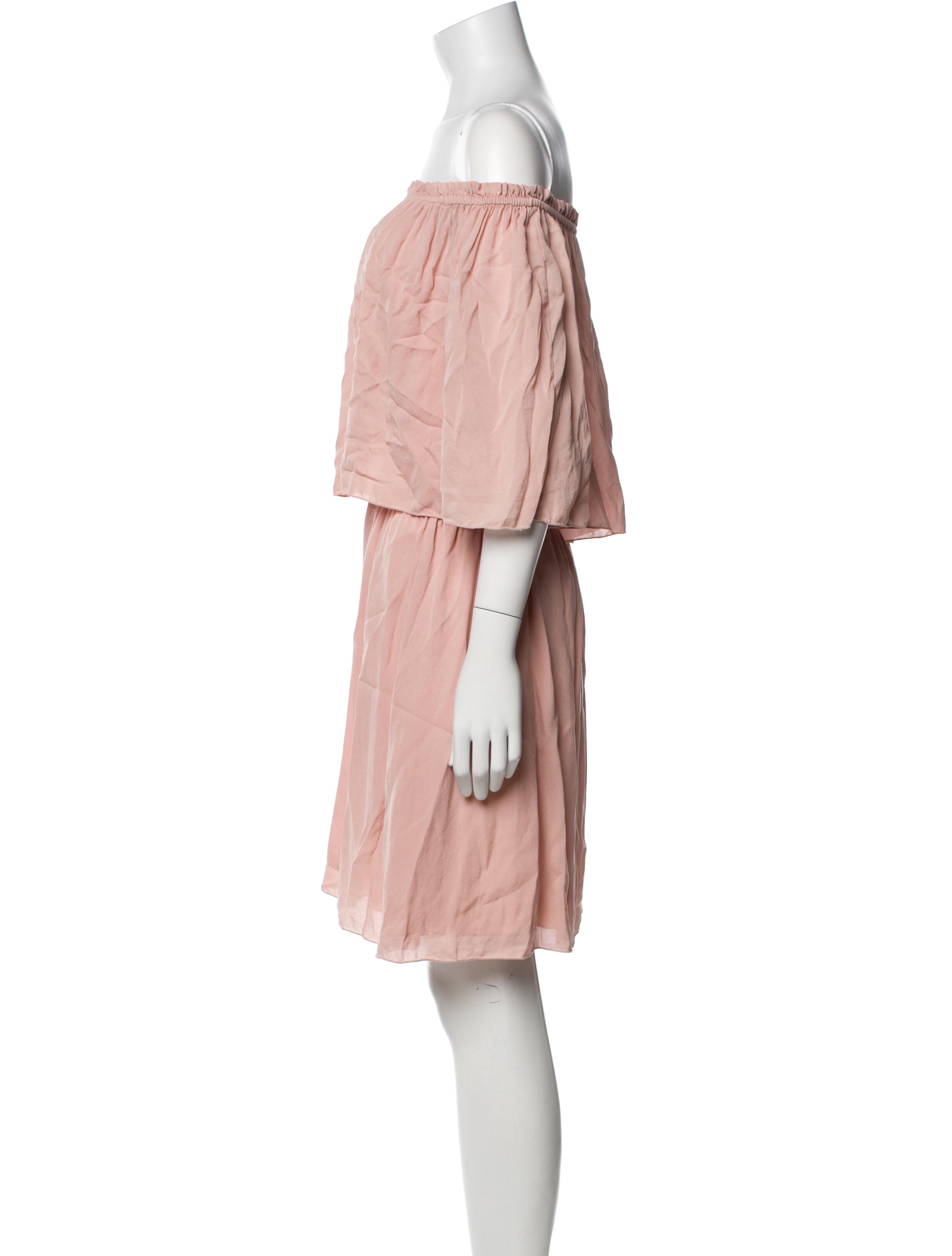 Halston Heritage Silk Mini Dress