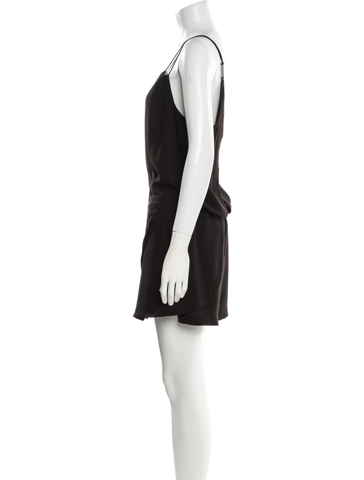 Halston Heritage Square Neckline Romper