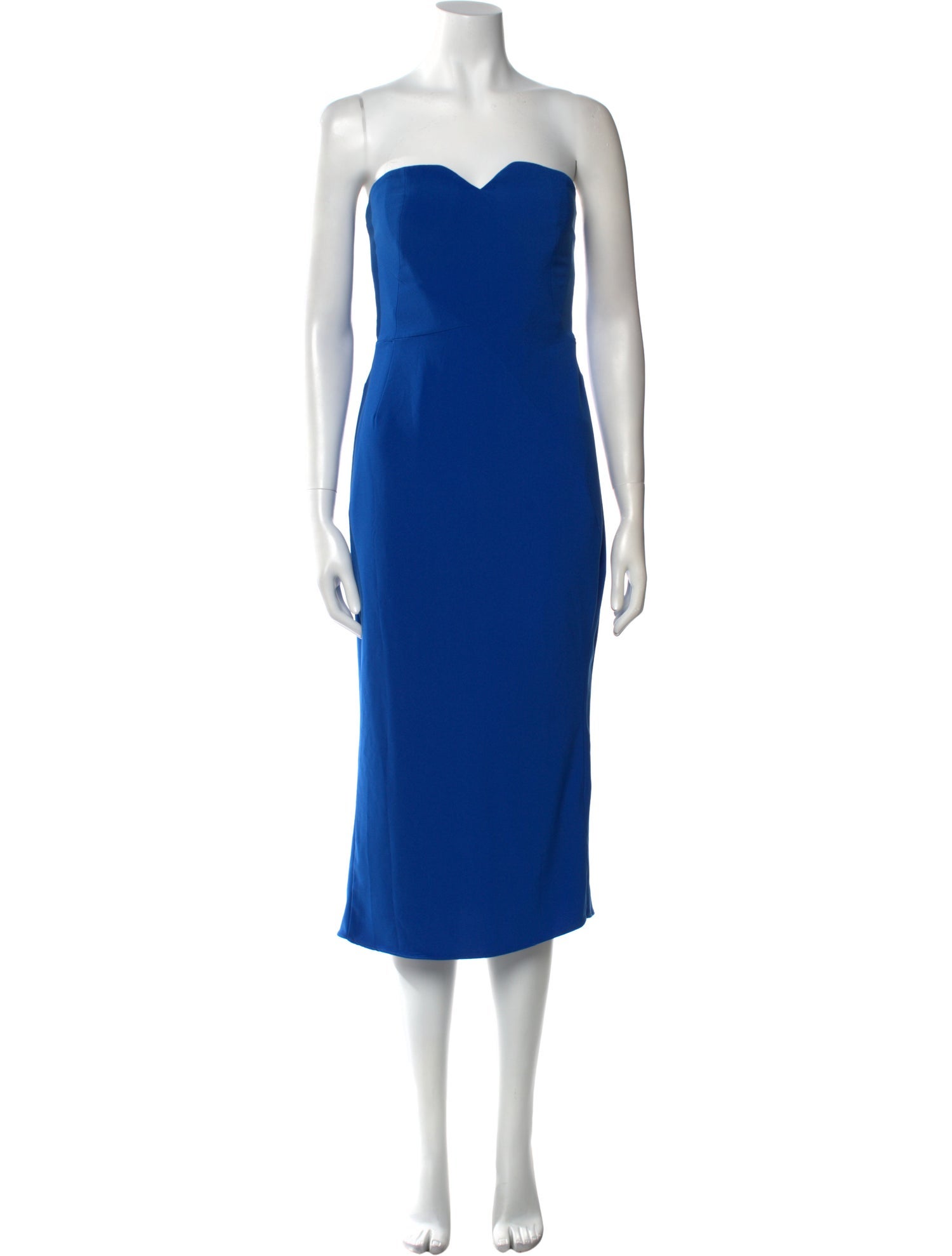 Halston Heritage Strapless Knee-Length Dress