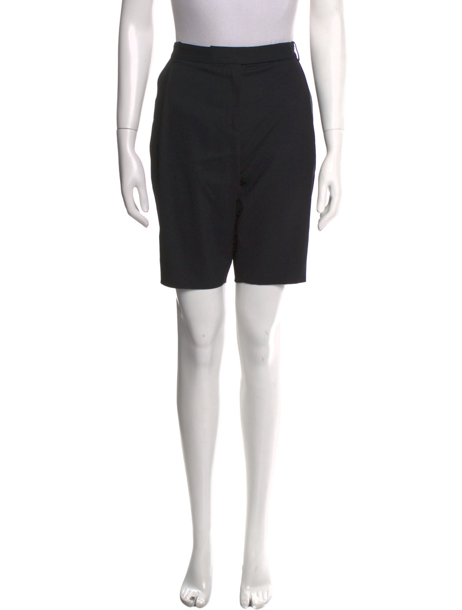 Halston Heritage Wool Mini Shorts