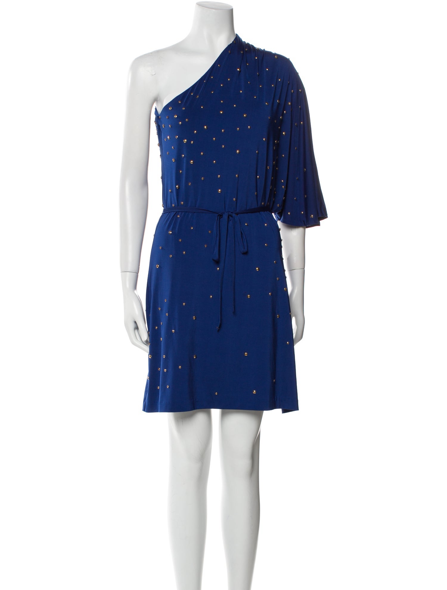 Halston Heritage One-Shoulder Mini Dress