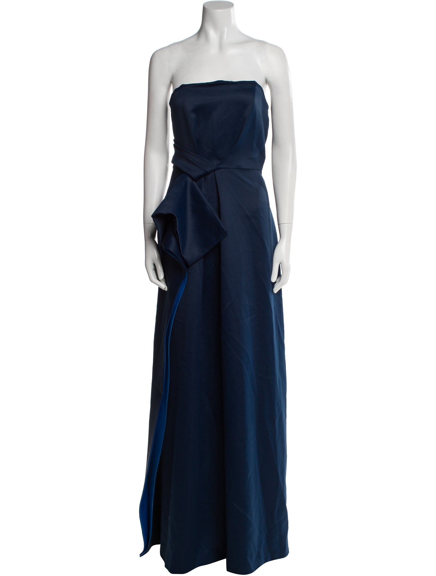 Halston Heritage Strapless Long Dress