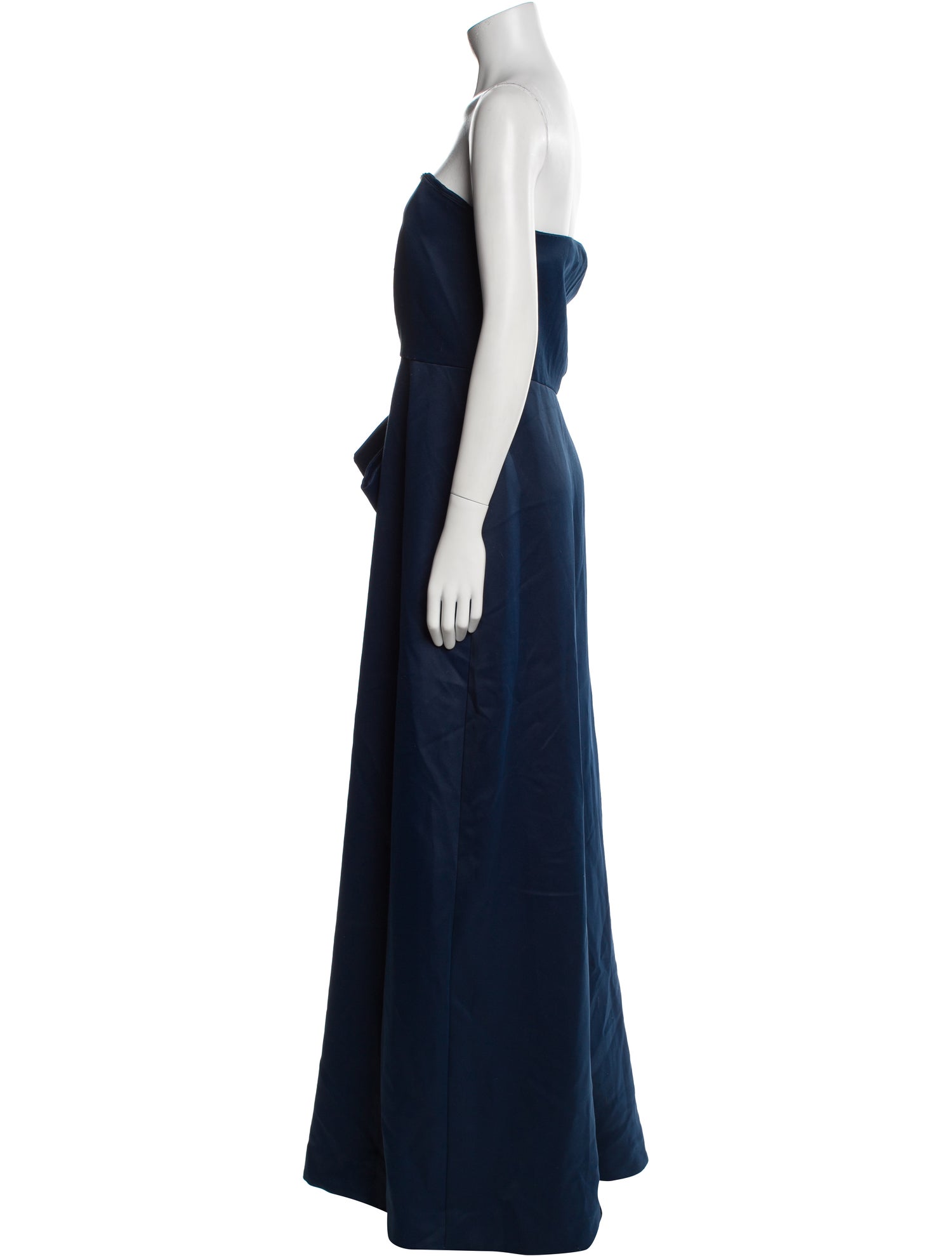 Halston Heritage Strapless Long Dress