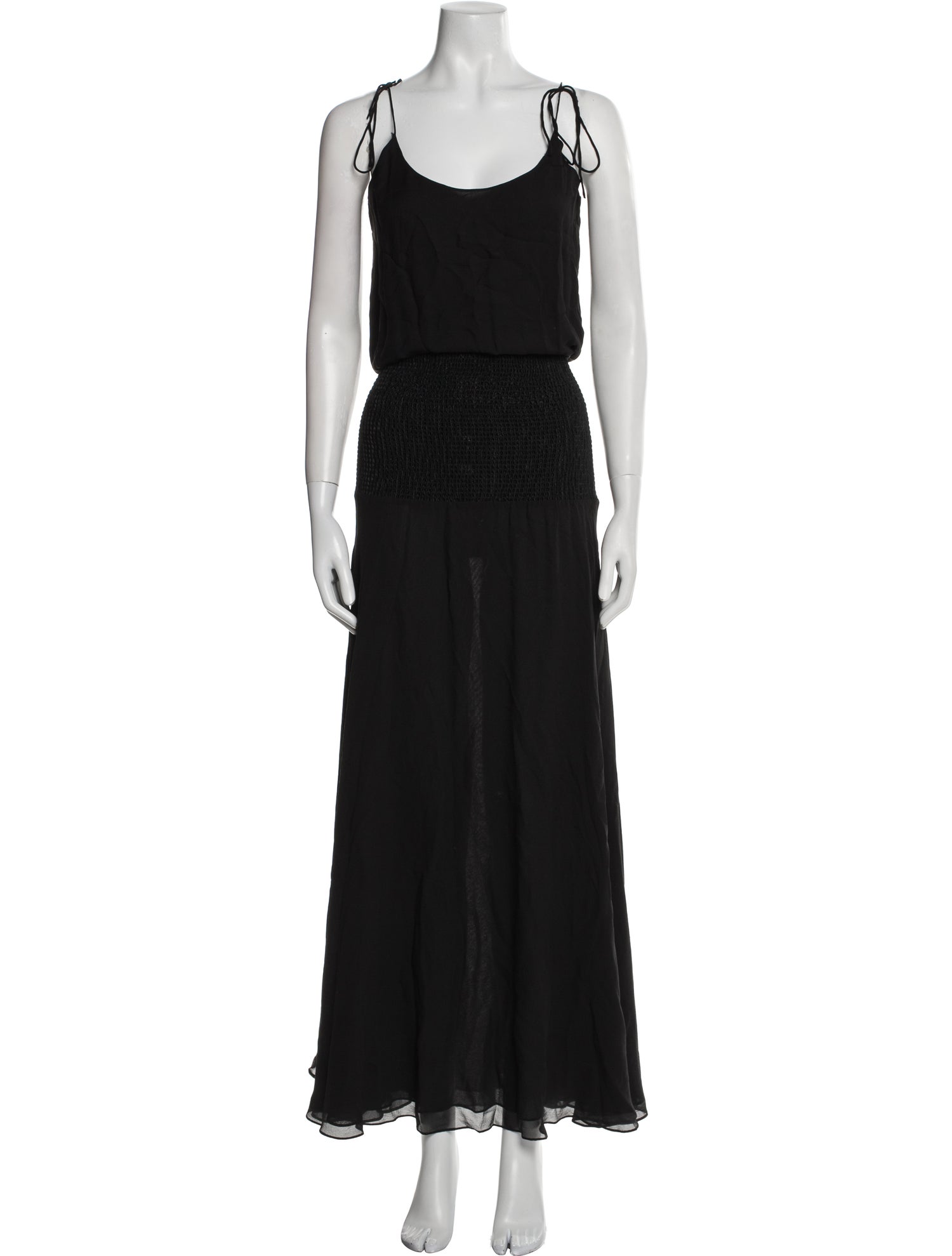 Halston Heritage Silk Long Dress