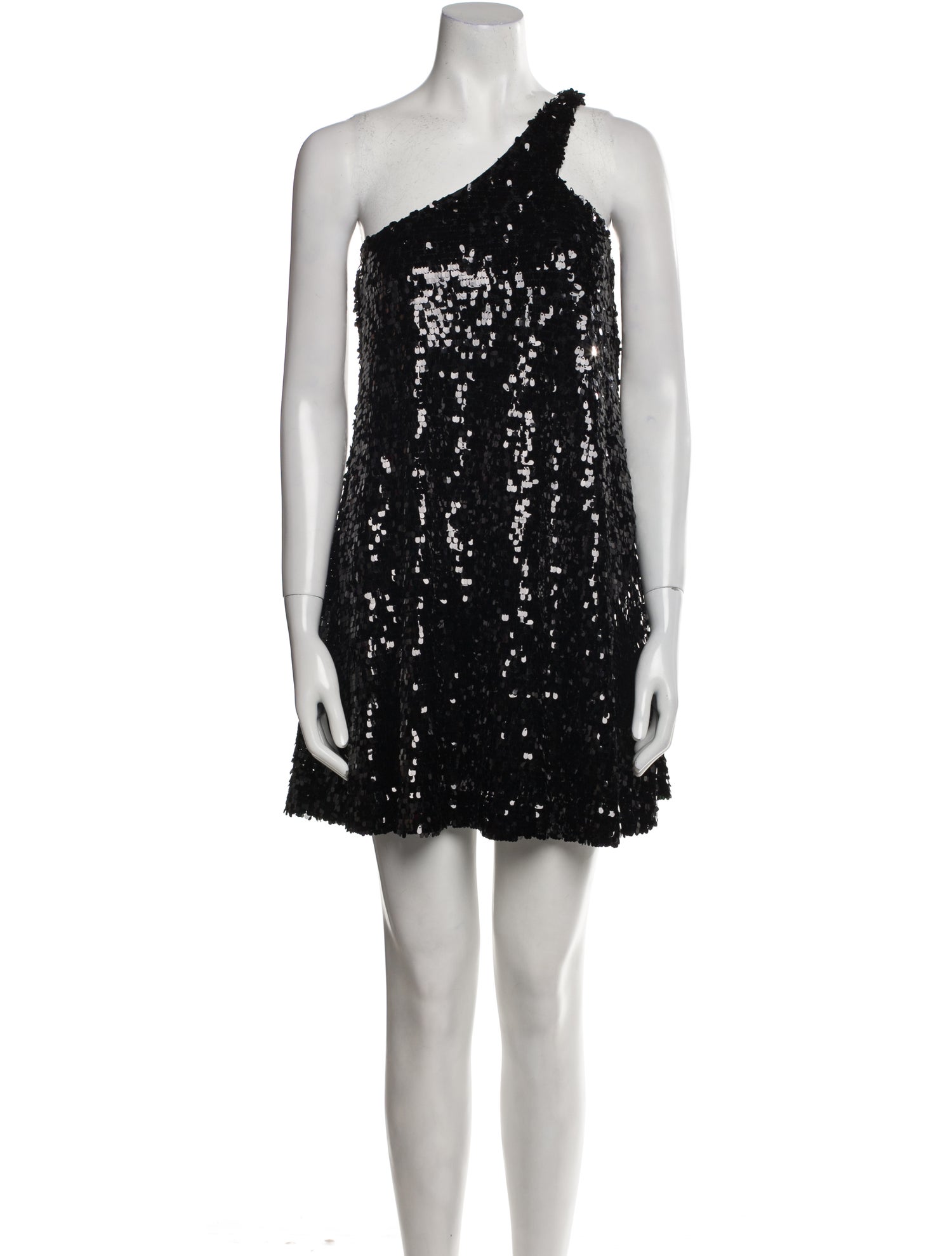 Halston Heritage One-Shoulder Mini Dress