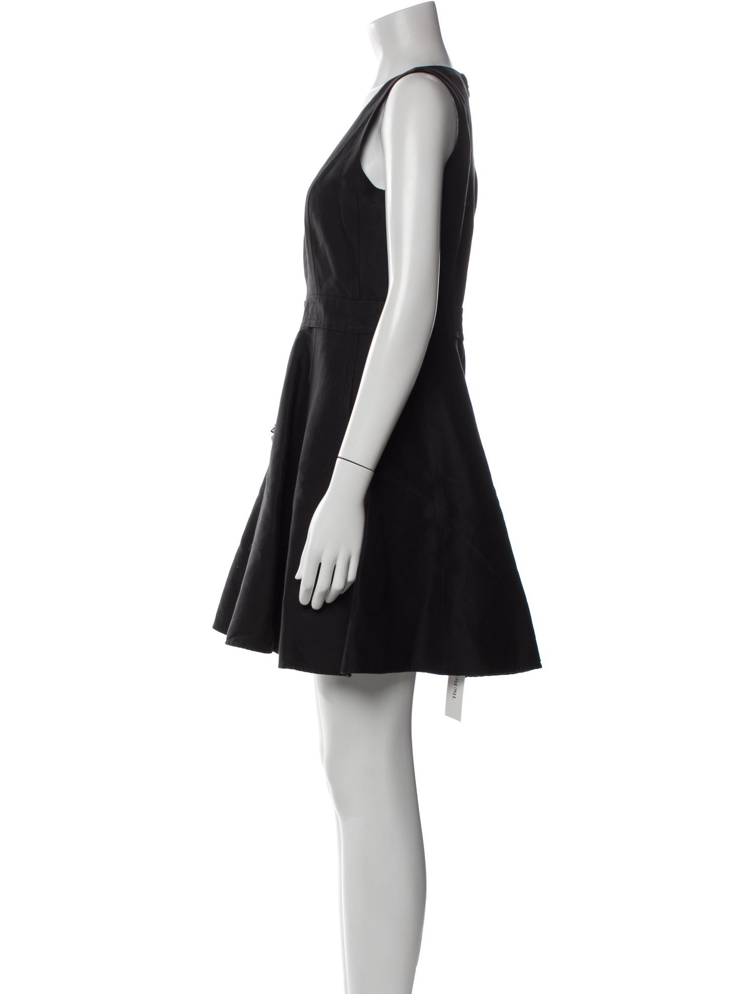 Halston Heritage V-Neck Mini Dress
