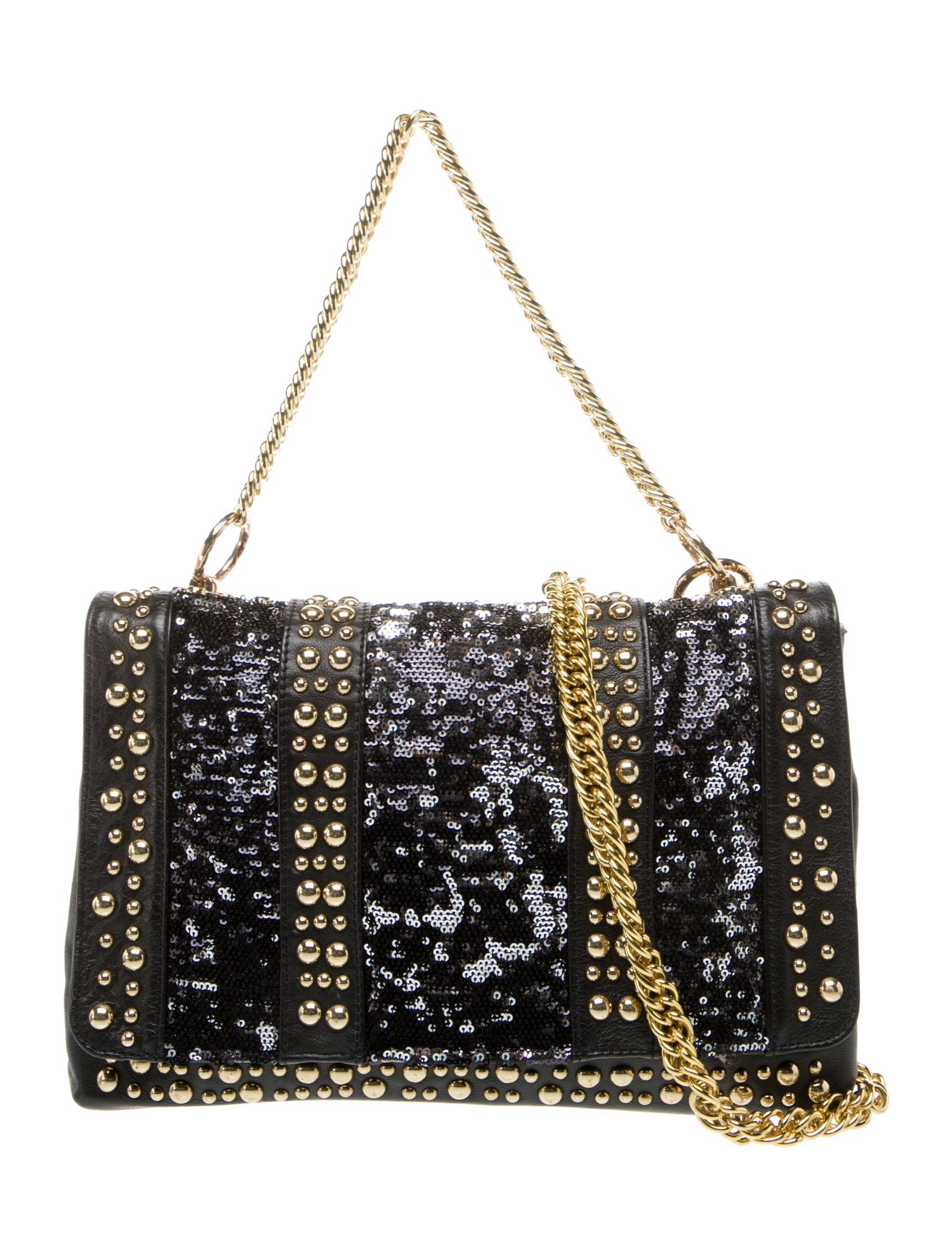 Halston Heritage Leather Shoulder Bag