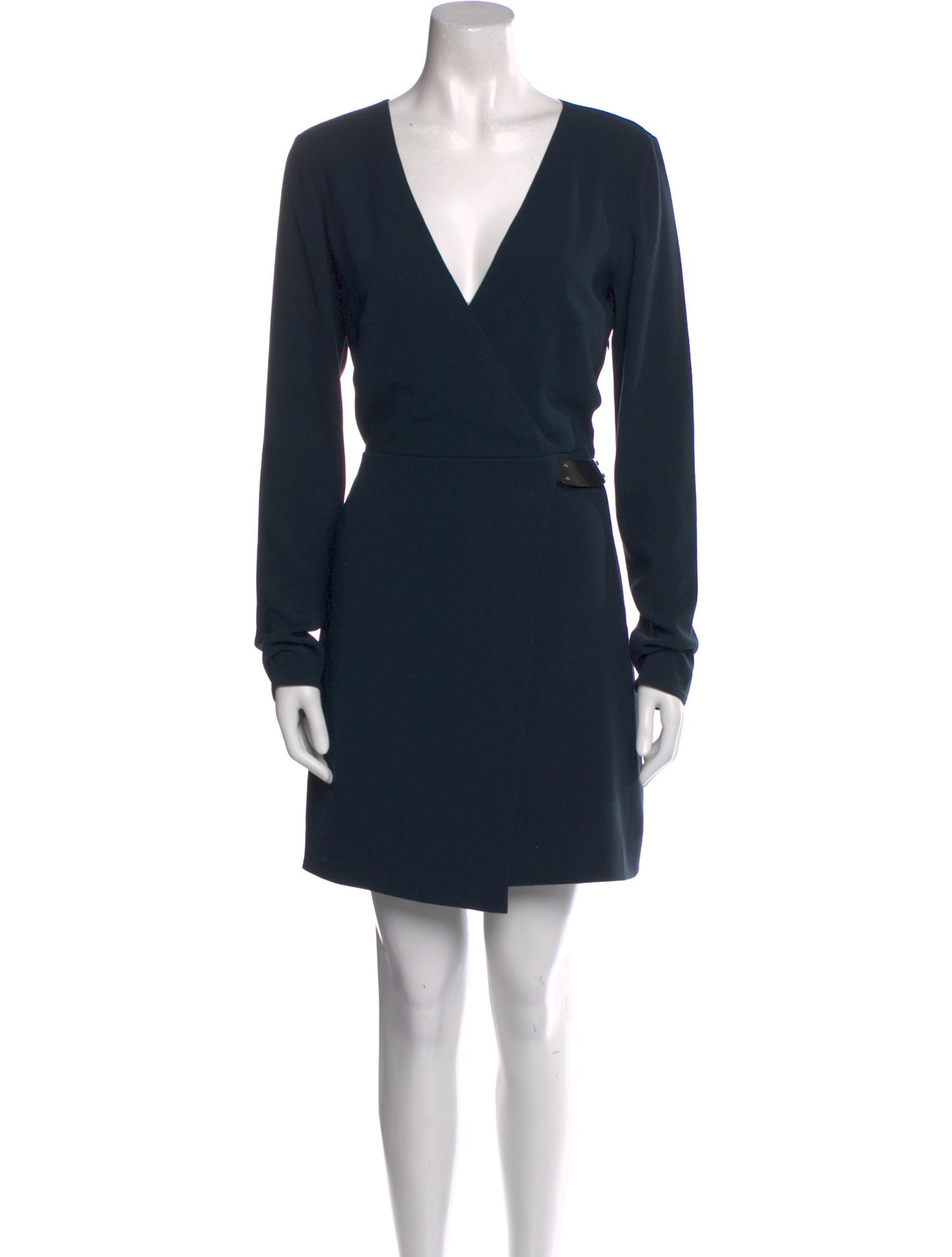 Halston Heritage V-Neck Mini Dress