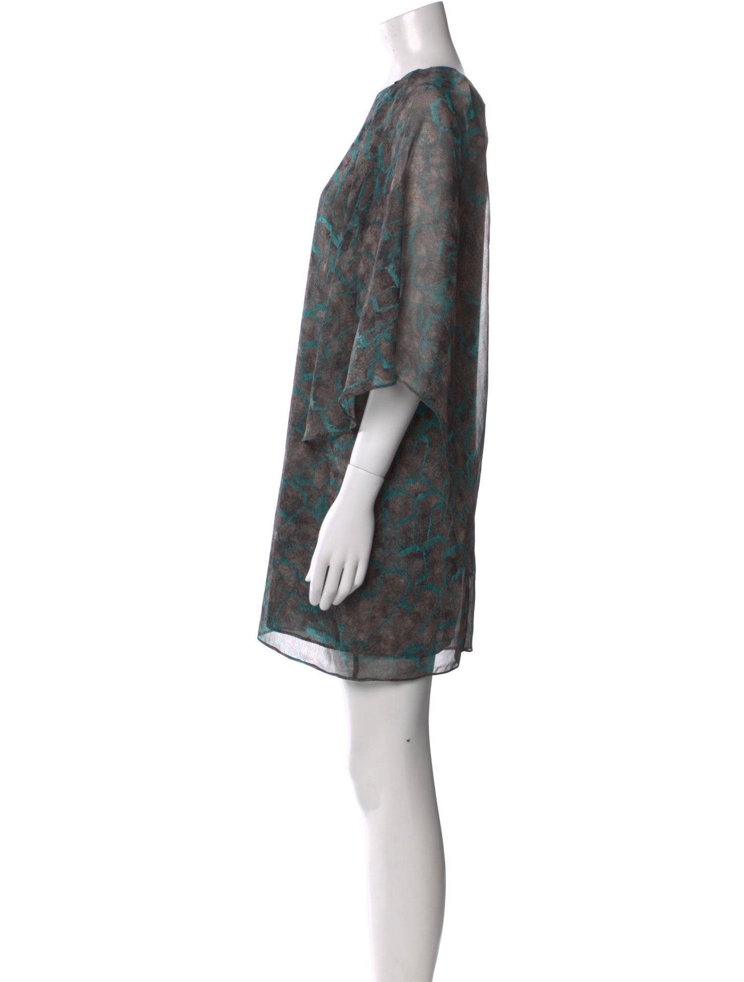 Halston Heritage Printed Mini Dress