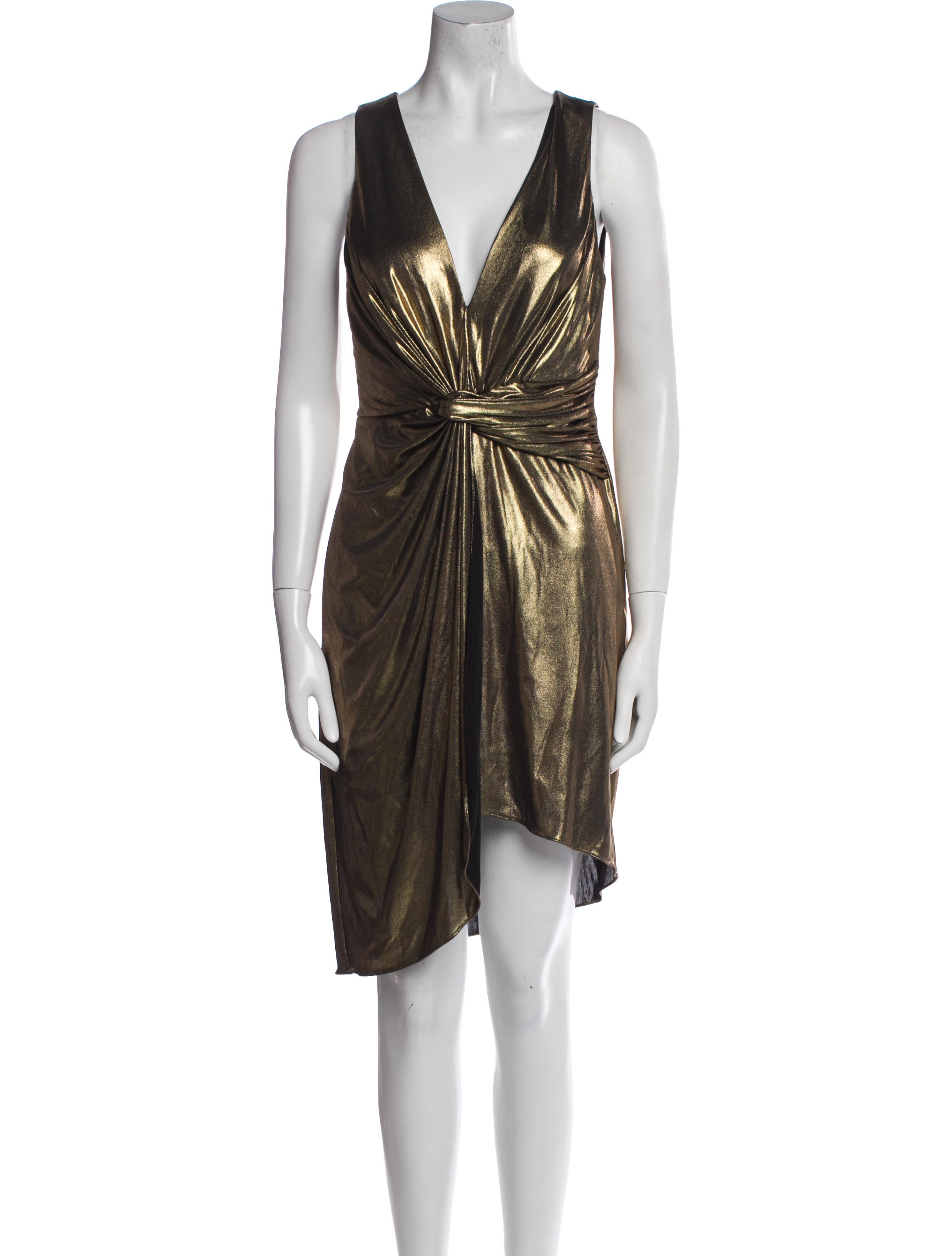 Halston Heritage V-Neck Mini Dress w/ Tags