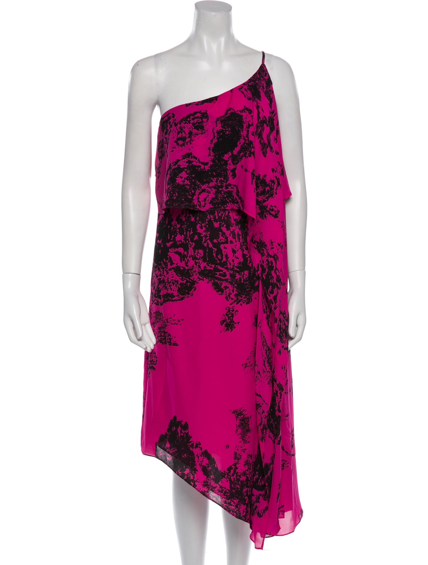 Halston Heritage Silk Long Dress