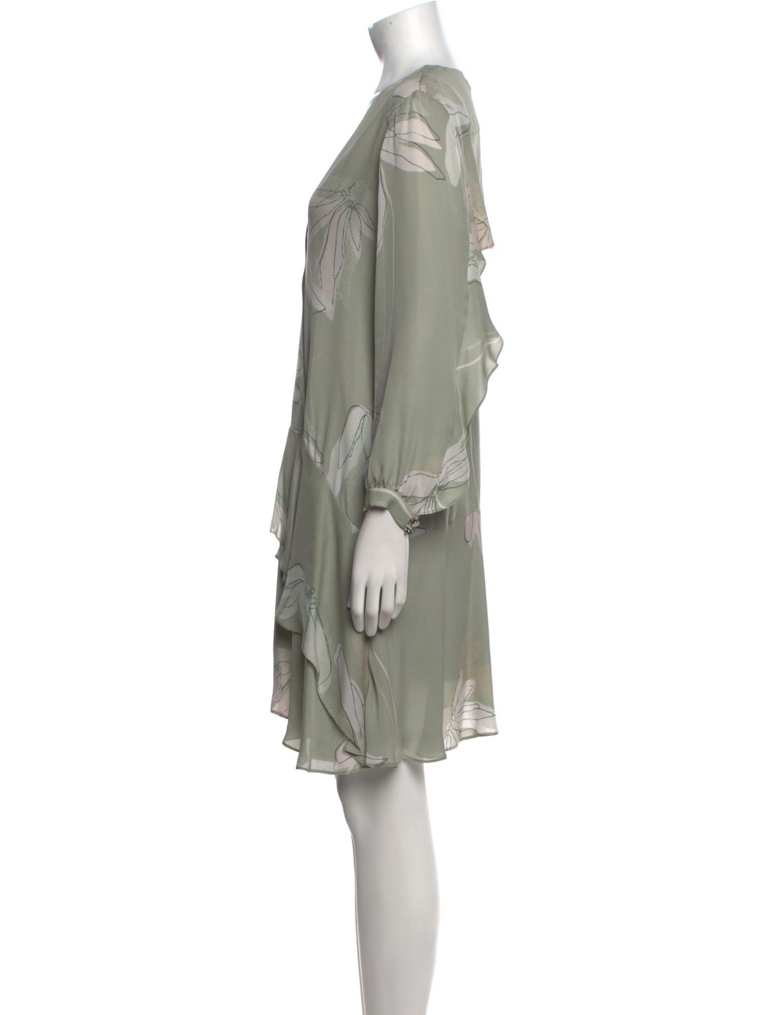 Halston Heritage Silk Mini Dress