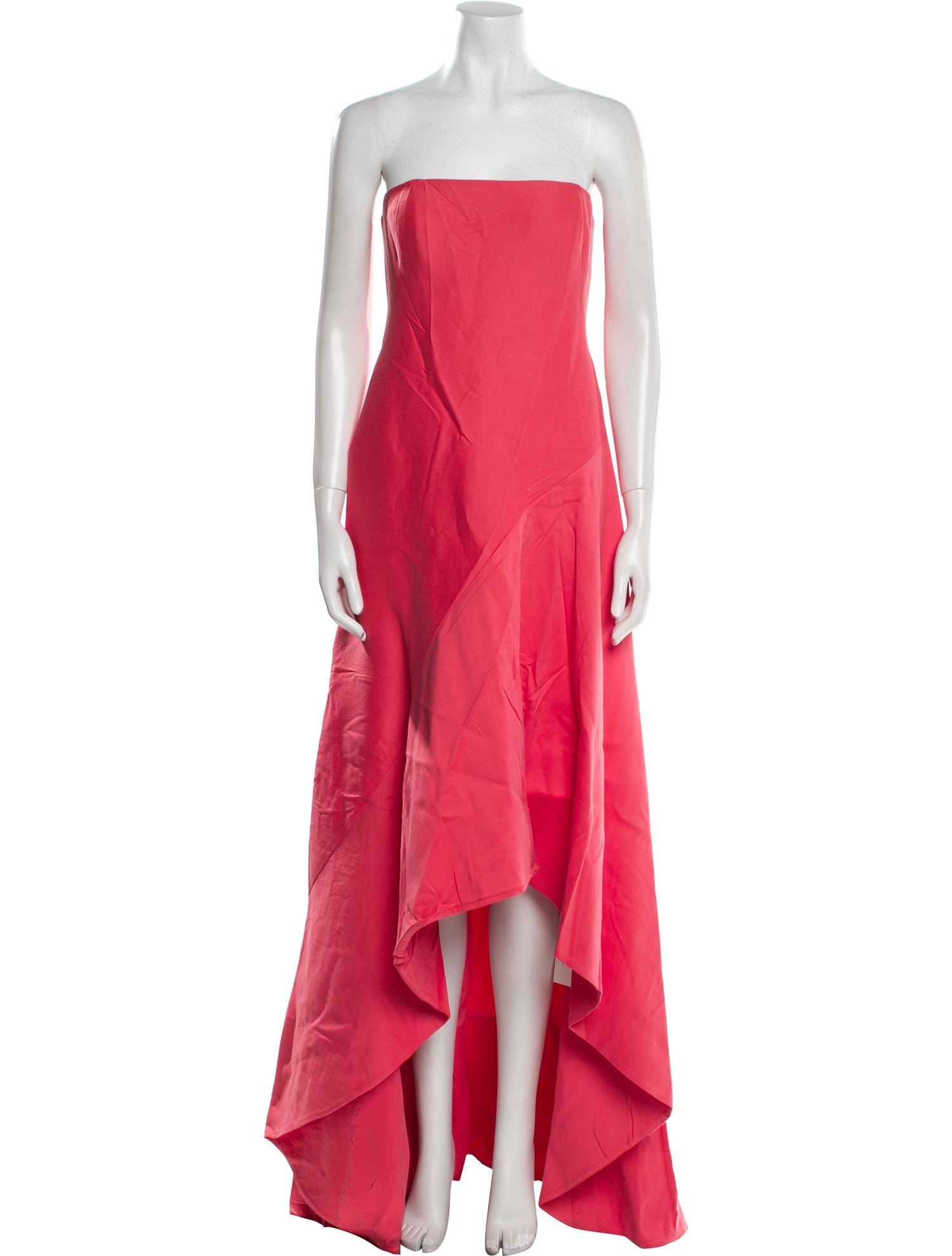 Halston Heritage Strapless Long Dress