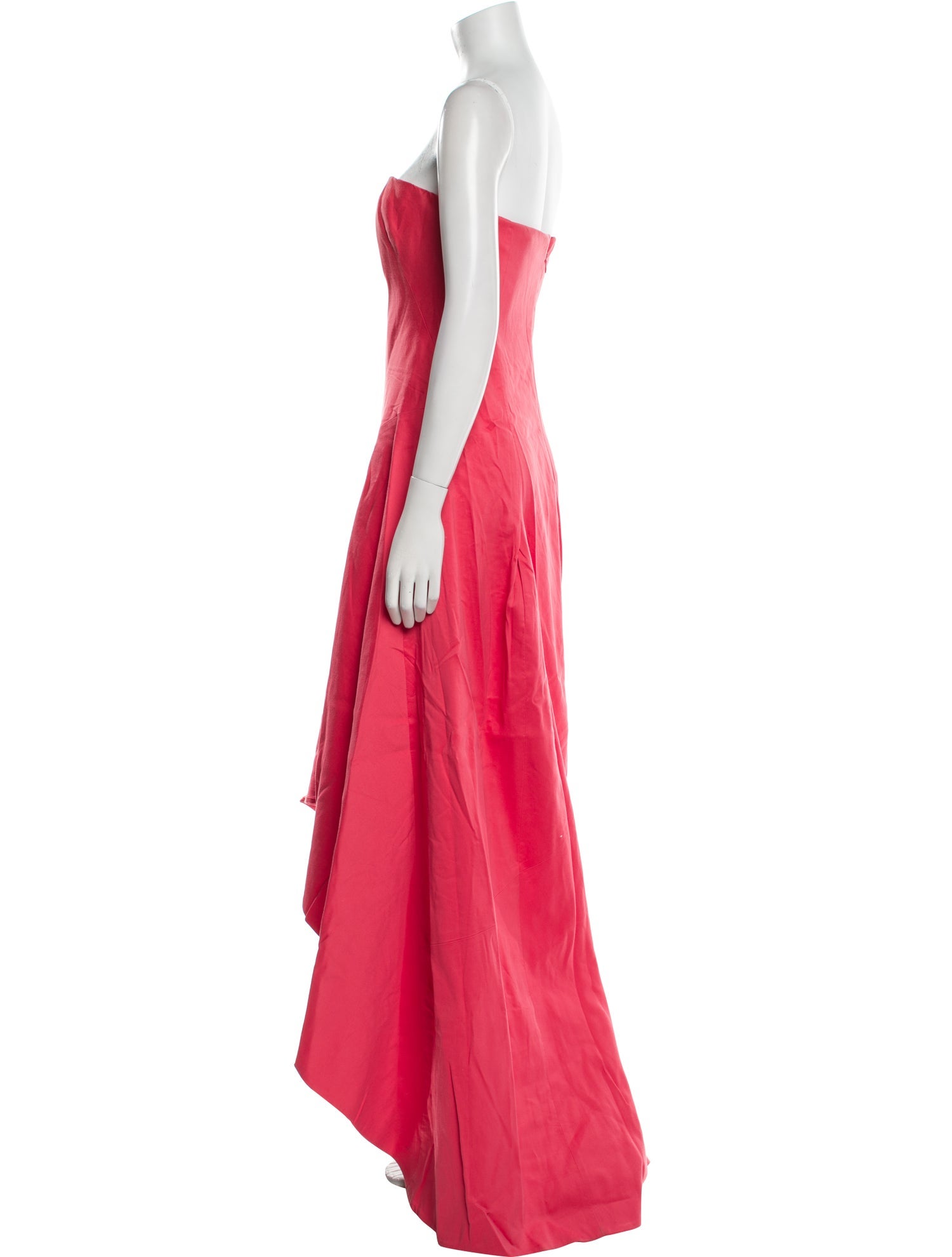 Halston Heritage Strapless Long Dress