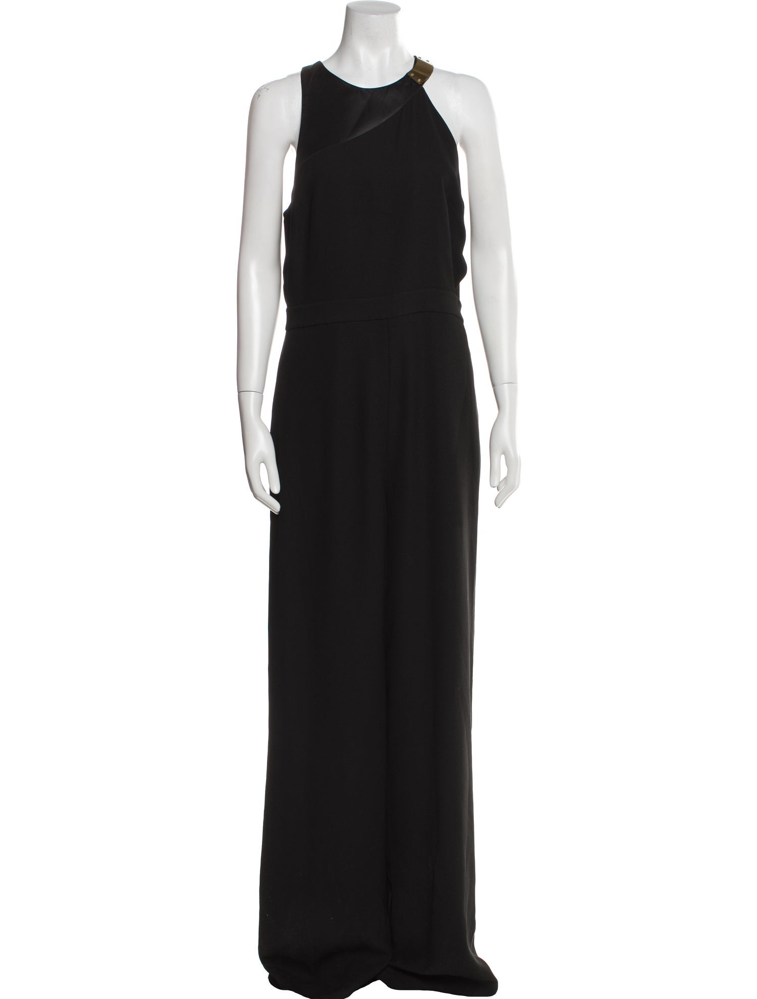 Halston Heritage Crew Neck Jumpsuit